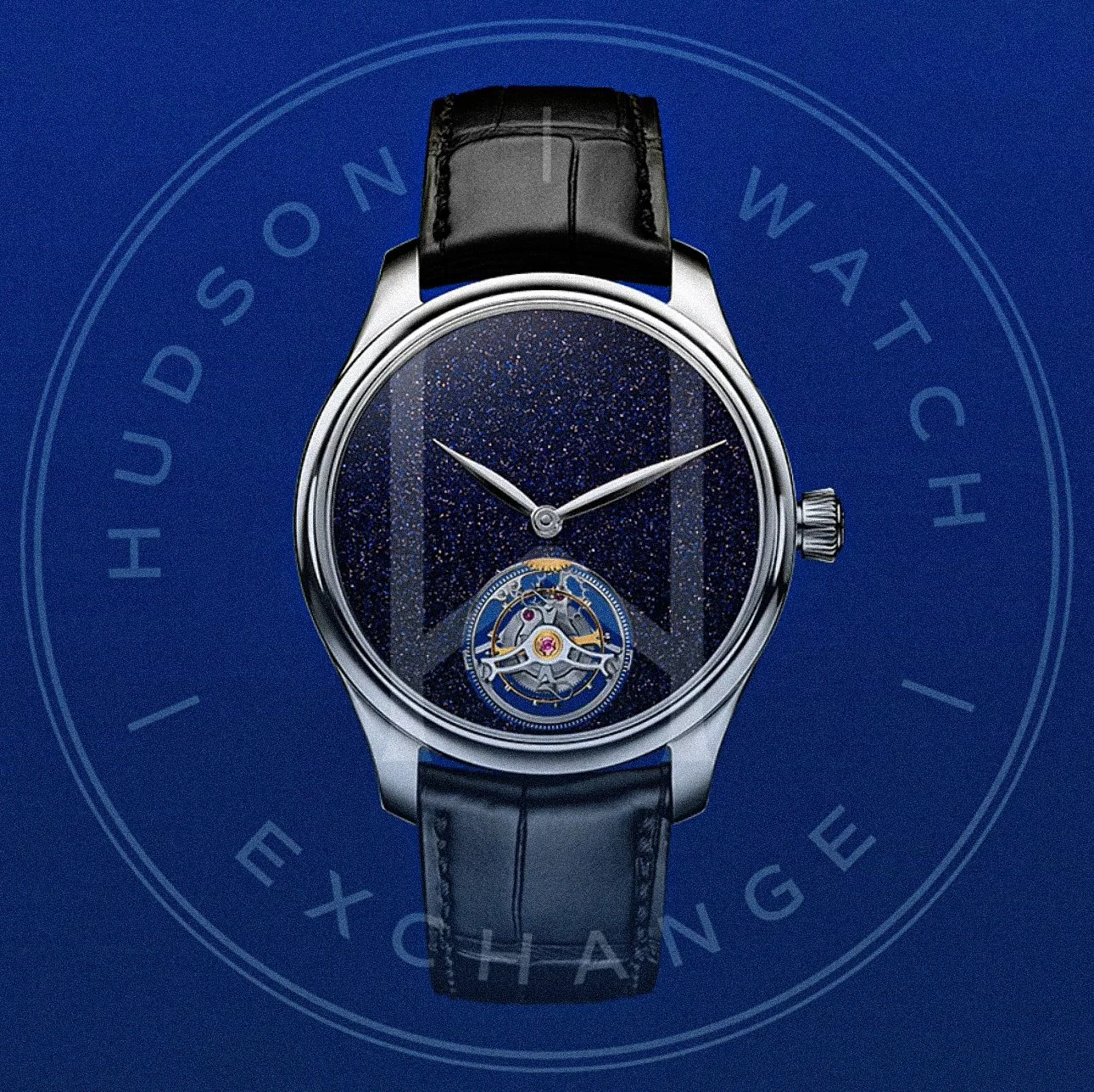 ENDEAVOUR AVENTURINE TOURBILLON STEEL  REF. 1804-1219 40MM