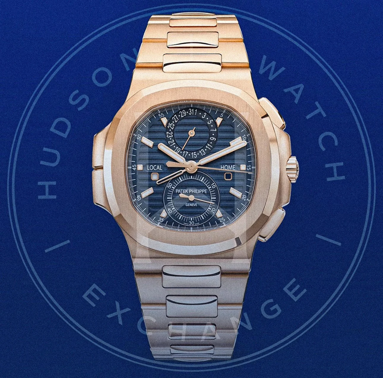 5990/1R-001 FLYBACK CHRONOGRAPH. TRAVEL TIME. Rose gold