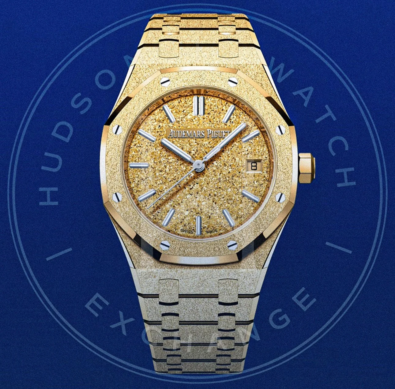 ROYAL OAK FROSTED GOLD SELFWINDING  Ref. 77450BA.GG.1361BA.01