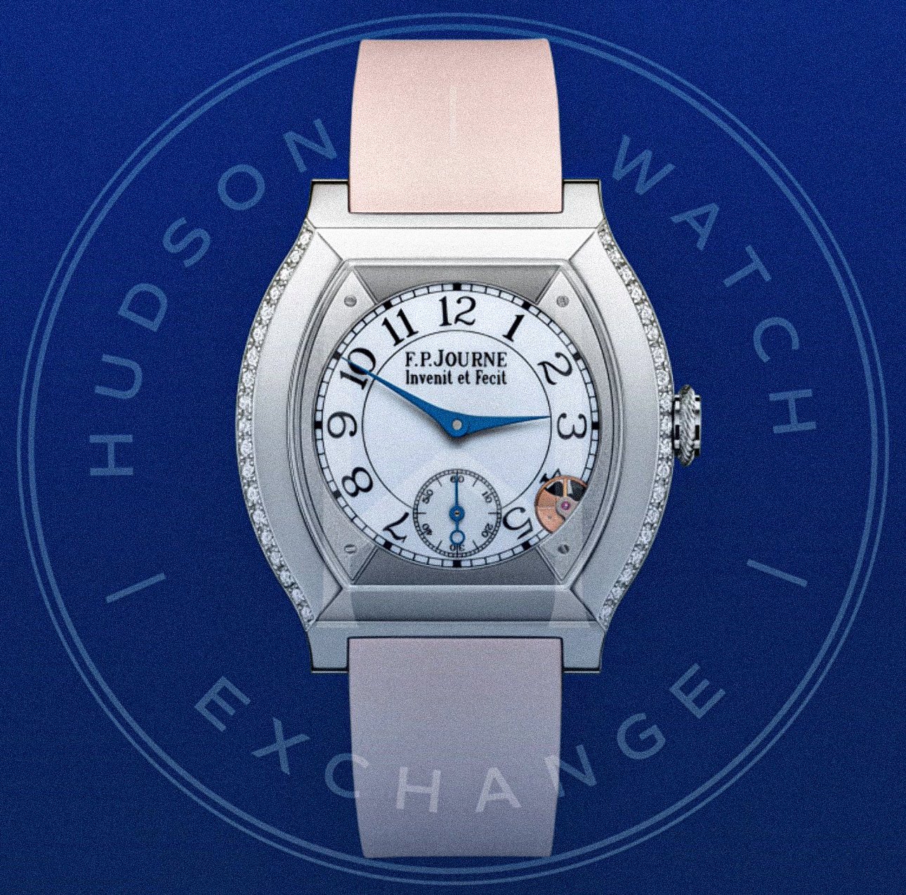 ÉLÉGANTE 40 MM TITANIUM 2 ROWS OF DIAMONDS - Ref. ELT Calibre 1210