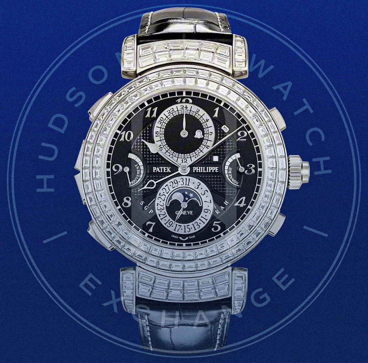 6300/400G-001 PATEK PHILIPPE GRANDMASTER CHIME. HAUTE JOAILLERIE. White Gold