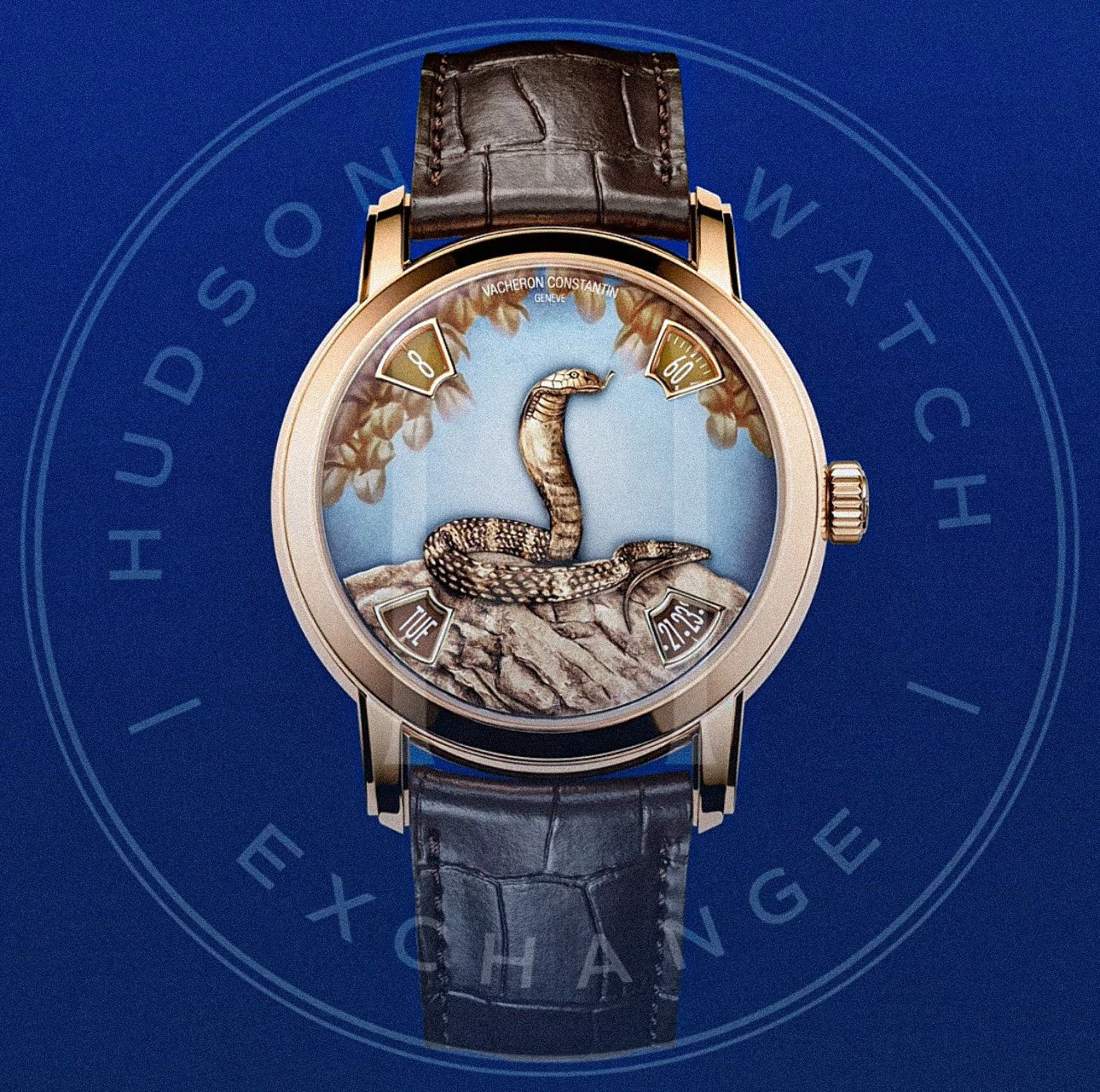 MÉTIERS D'ART The Legend Of The Chinese Zodiac - Year Of The Snake 86073/000R-H034 40 MM PINK GOLD