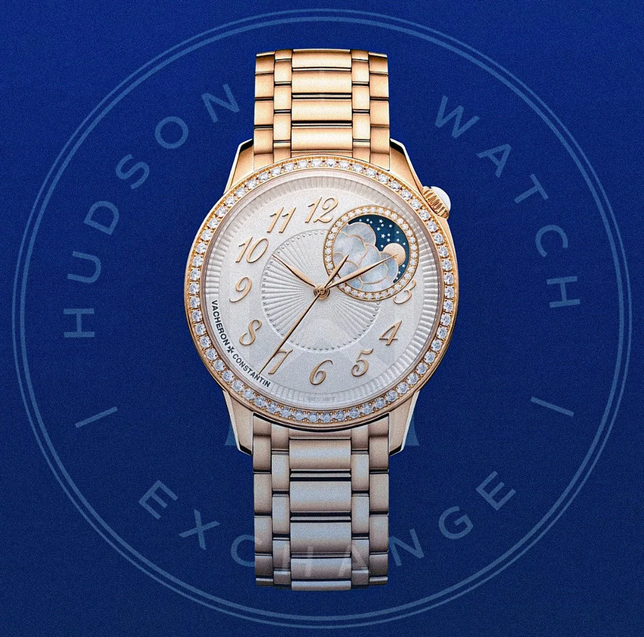 ÉGÉRIE Moon Phase 8005F/120R-H002 37 MM PINK GOLD