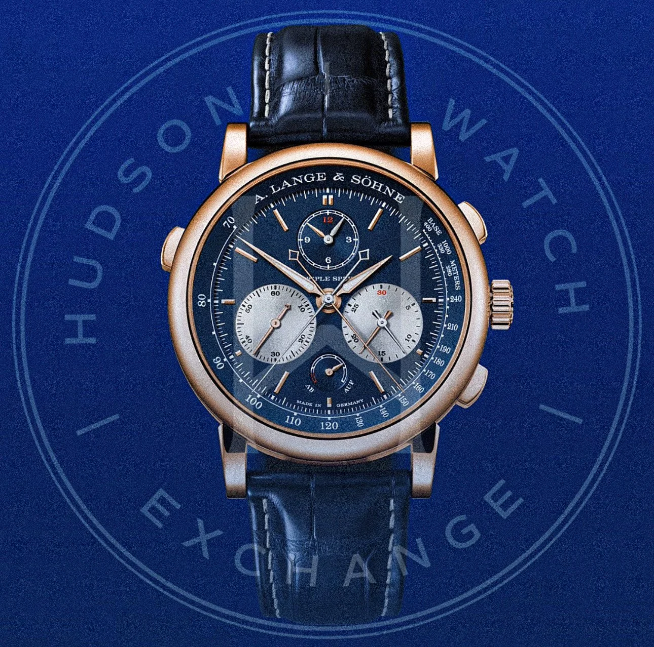 TRIPLE SPLIT in 750 pink gold 43.2MM Reference 424.037F