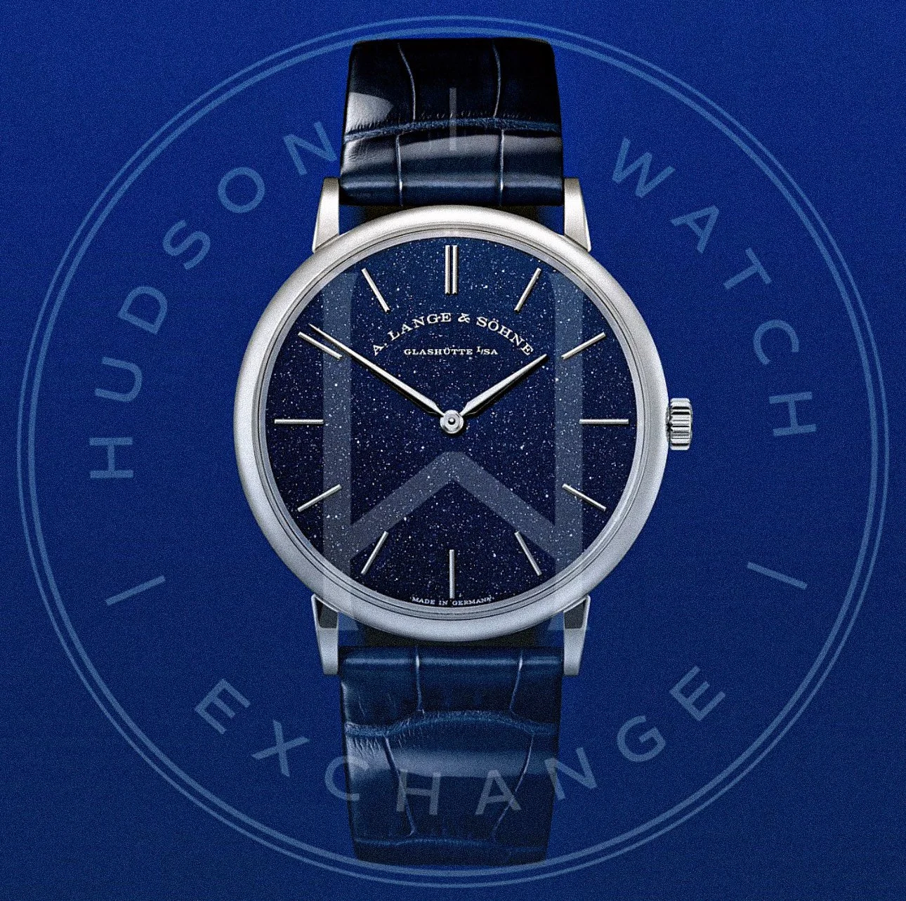 SAXONIA THIN in 750 white gold 39MM Reference 205.086