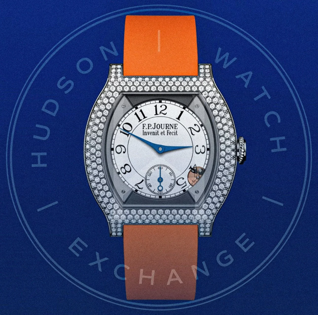 ÉLÉGANTE 40 MM TITANIUM 12 ROWS OF DIAMONDS - Ref. ELT Calibre 1210