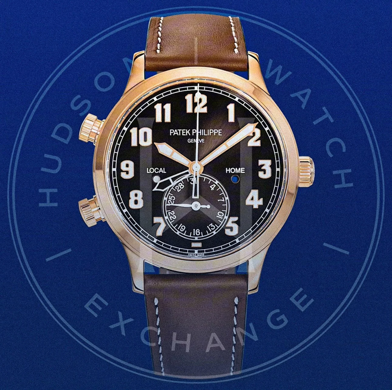 5524R-001 CALATRAVA PILOT TRAVEL TIME Rose gold