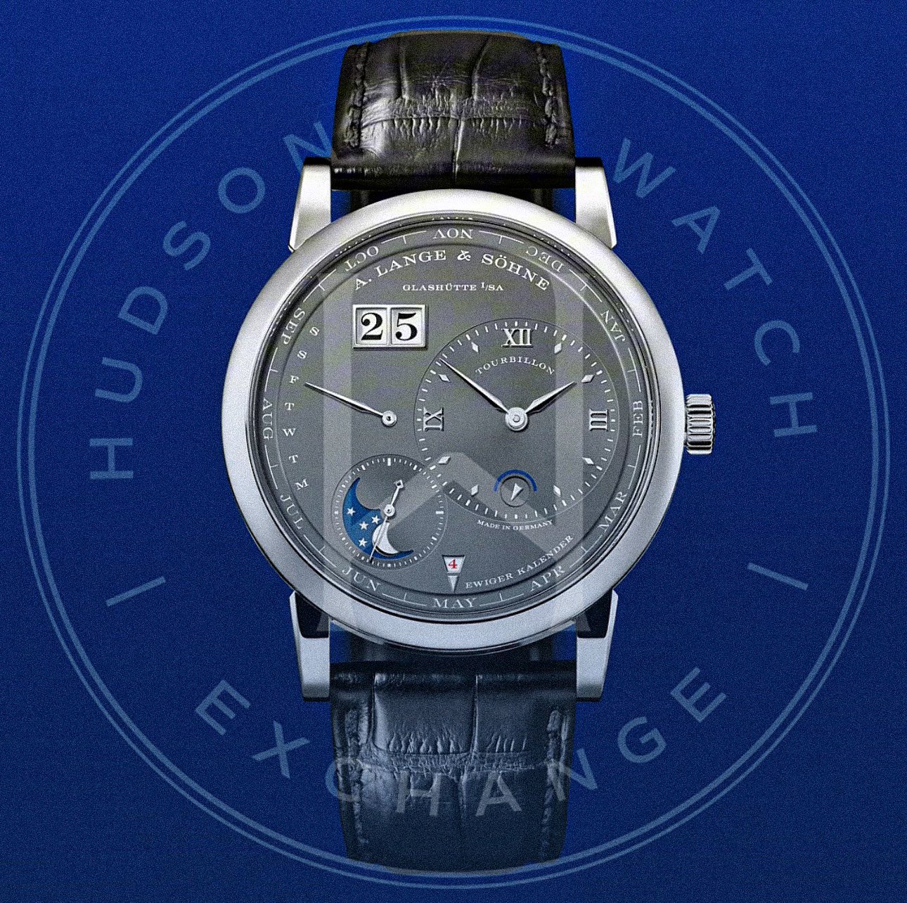 LANGE 1 TOURBILLON PERPETUAL CALENDAR in 750 white gold Reference 720.038FE