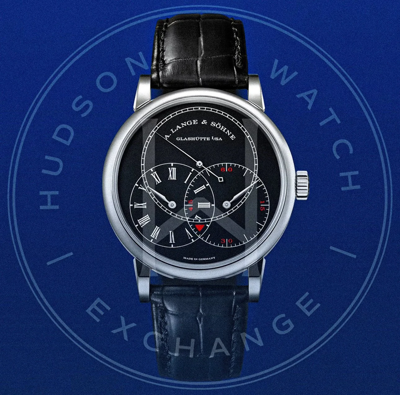 RICHARD LANGE JUMPING SECONDS in 750 white gold Reference 252.029