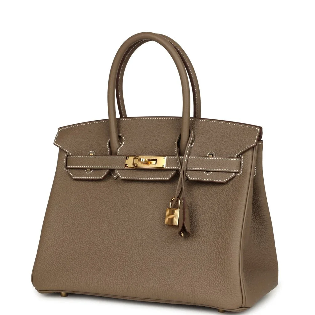 Hermès Birkin 30 Etoupe Togo Gold