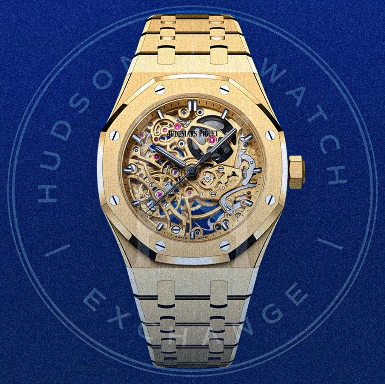 ROYAL OAK DOUBLE BALANCE WHEEL OPENWORKED  Ref. 15467BA.OO.1256BA.01