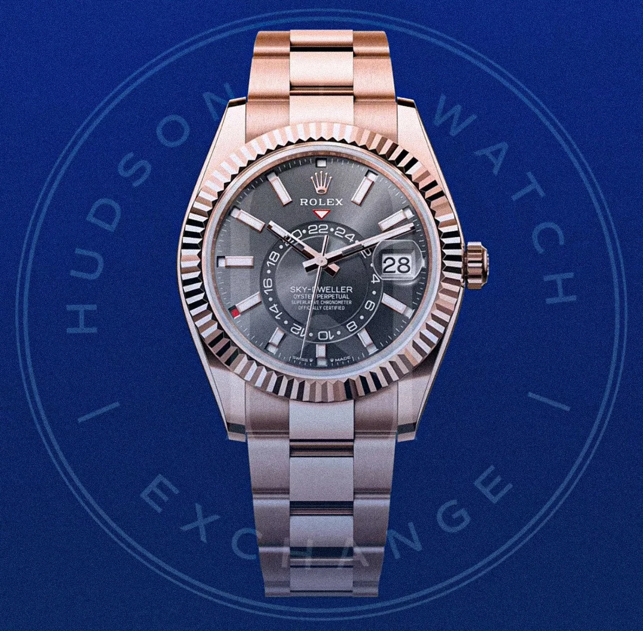 Sky-Dweller, Ref. 336935, Everose Oyster "Rhodium"