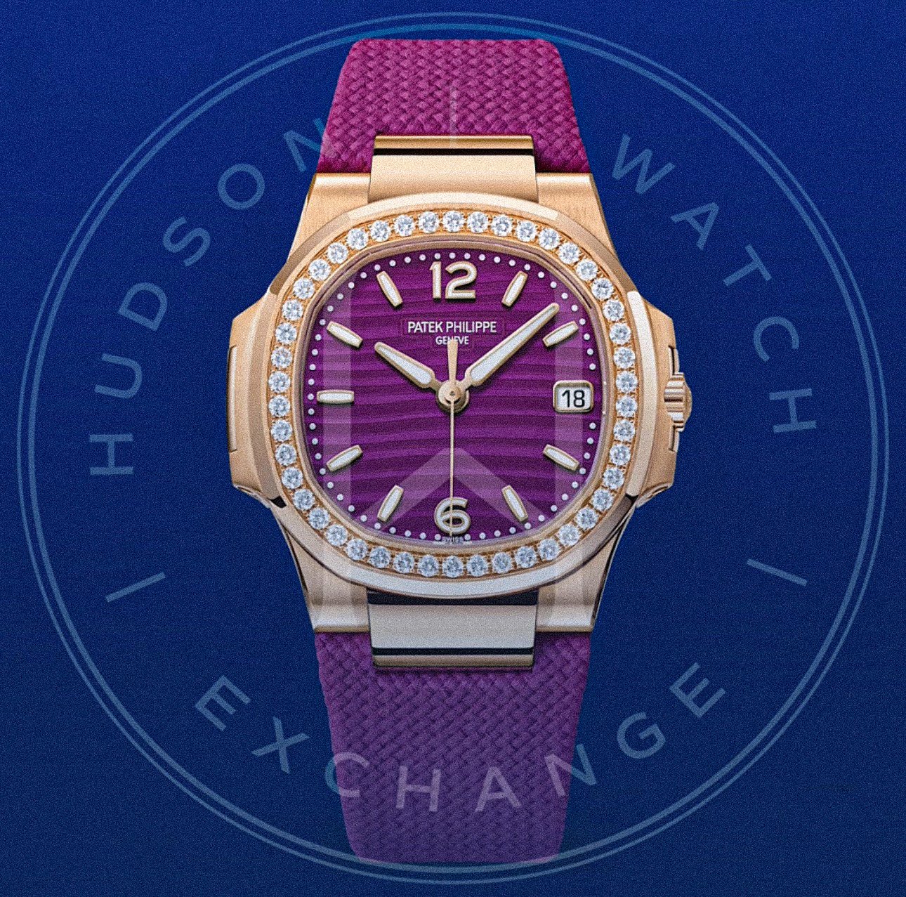 7010R-013 DATE. CENTRAL SECONDS. Rose gold