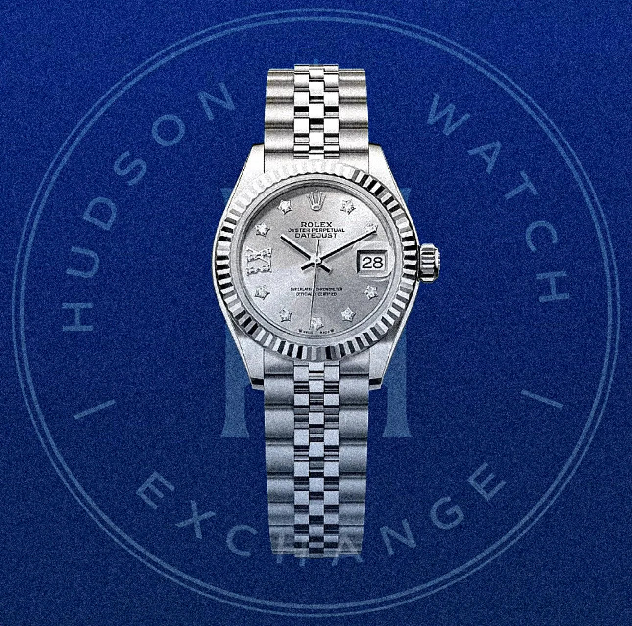 Lady-Datejust  Oyster, 28 mm, Oystersteel and white gold Reference 279174