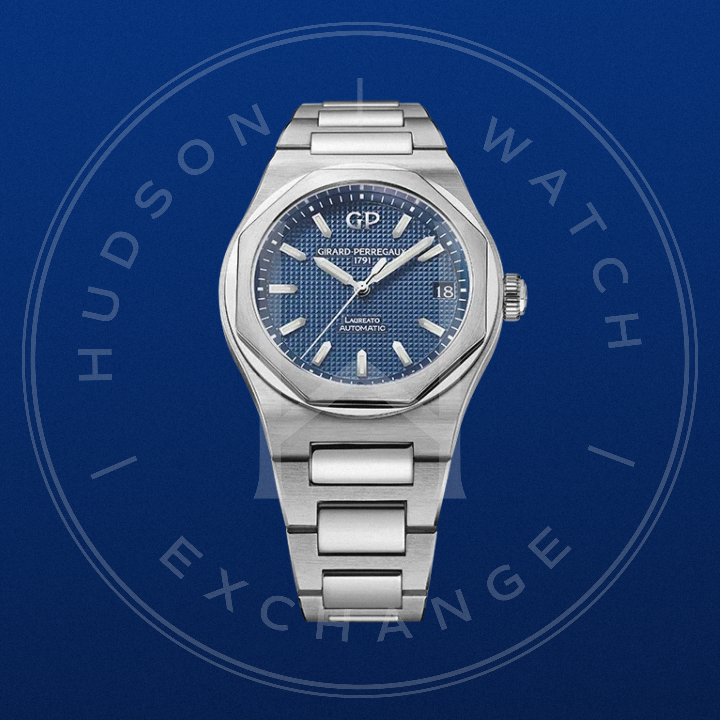 LAUREATO 38MM MIDNIGHT BLUE, Ref. 81005-11-3460-1CM