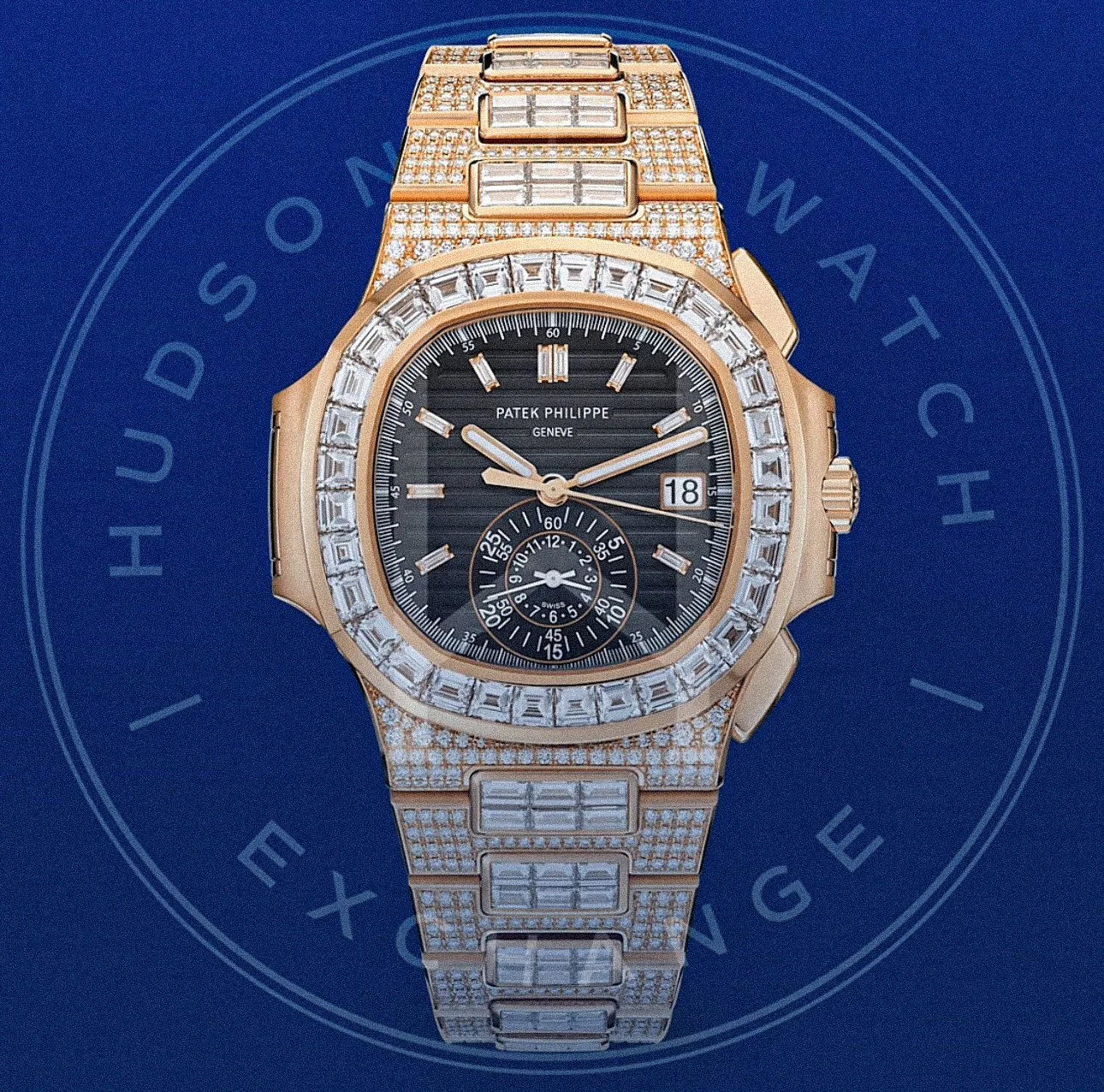 5980/1400R-011 NAUTILUS. HAUTE JOAILLERIE. Rose gold