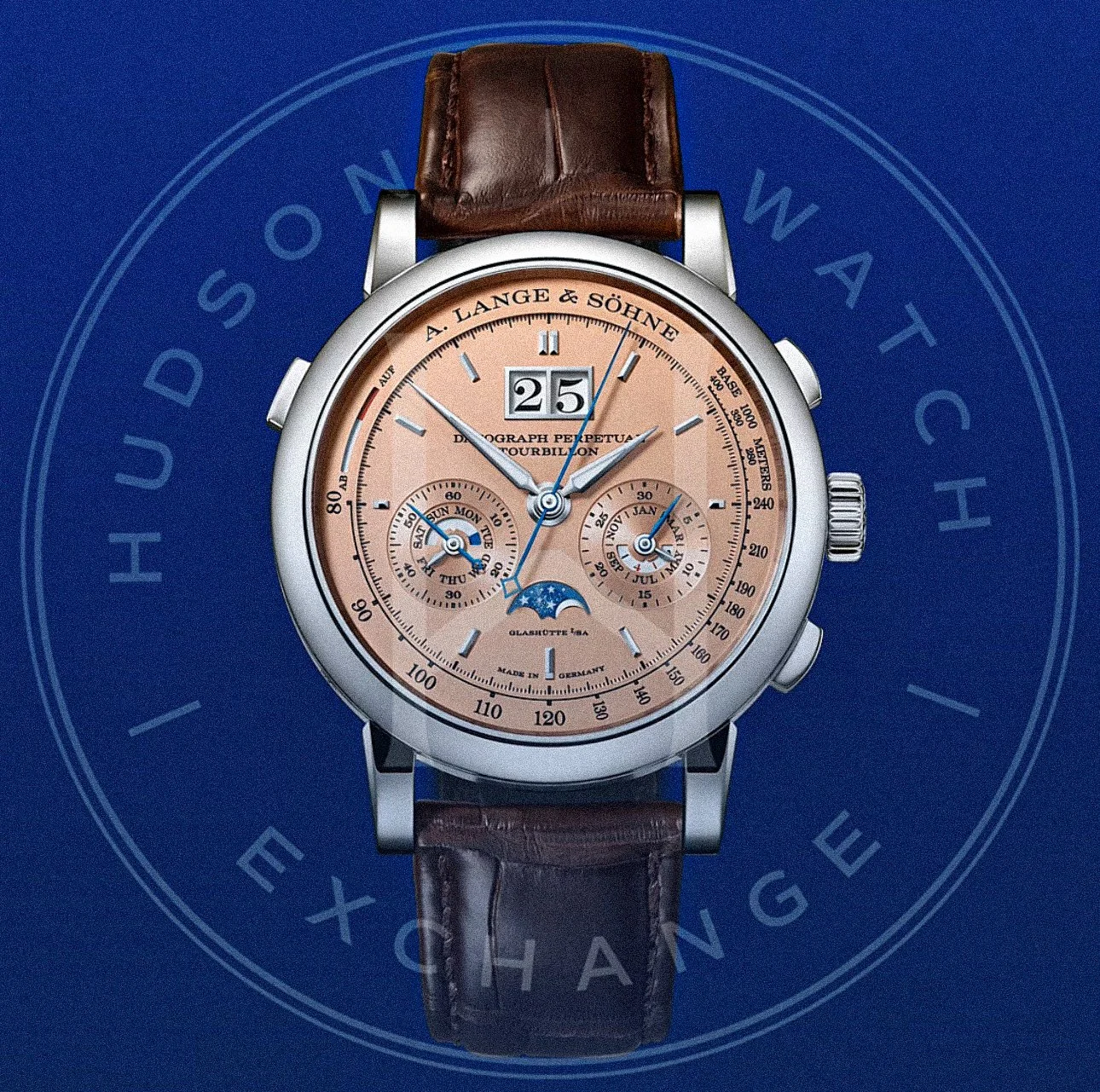 DATOGRAPH PERPETUAL TOURBILLON in 750 white gold Reference 740.056FE