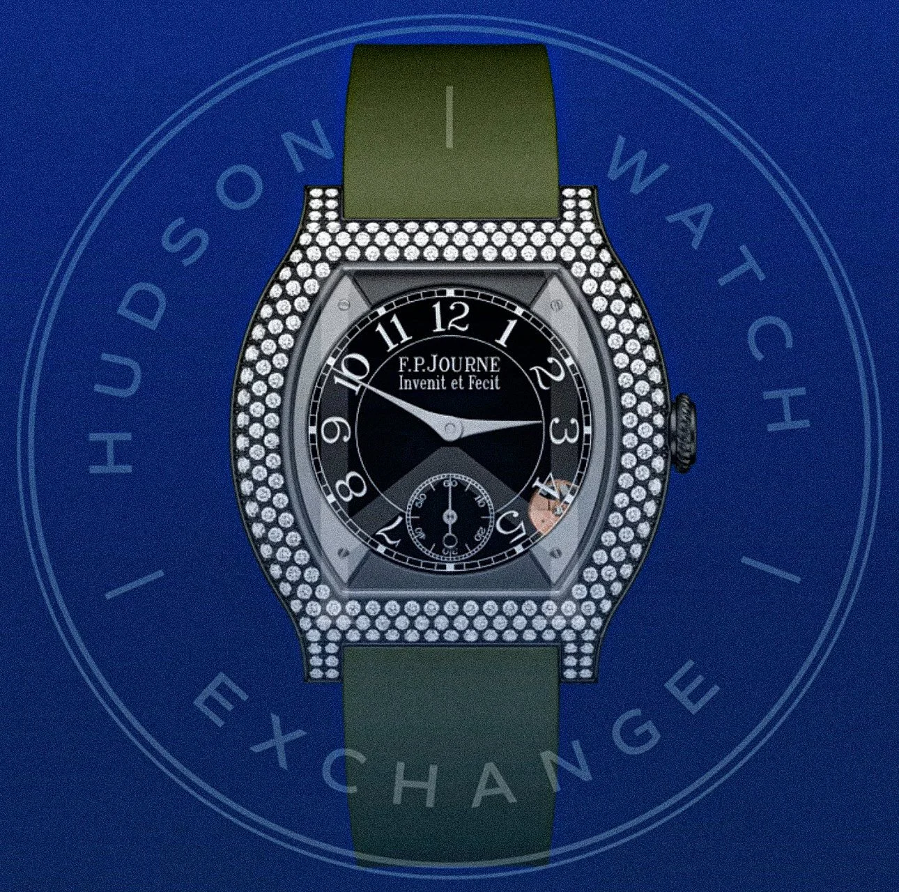 ÉLÉGANTE 40 MM TITALYT® 12 ROWS OF DIAMONDS - Ref. ELT Calibre 1210