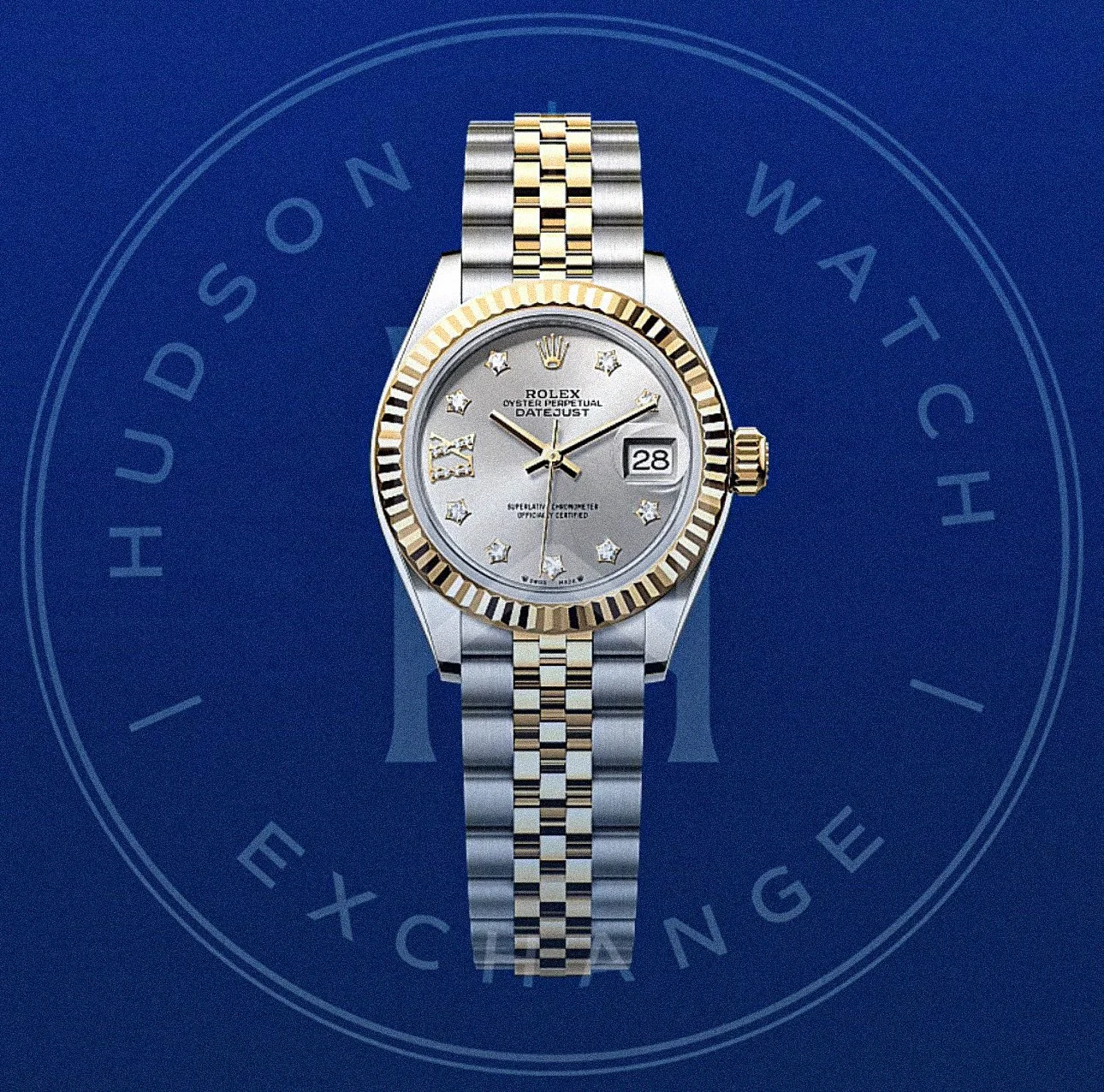 Lady-Datejust  Oyster, 28 mm, Oystersteel and yellow gold Reference 279173