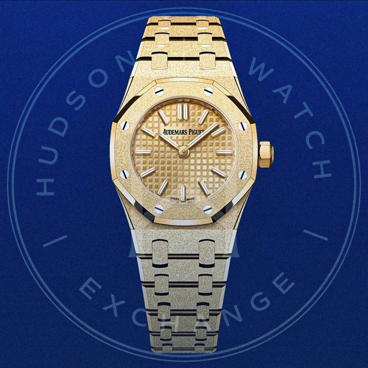 ROYAL OAK MINI FROSTED GOLD QUARTZ  Ref. 67630BA.GG.1312BA.01-C