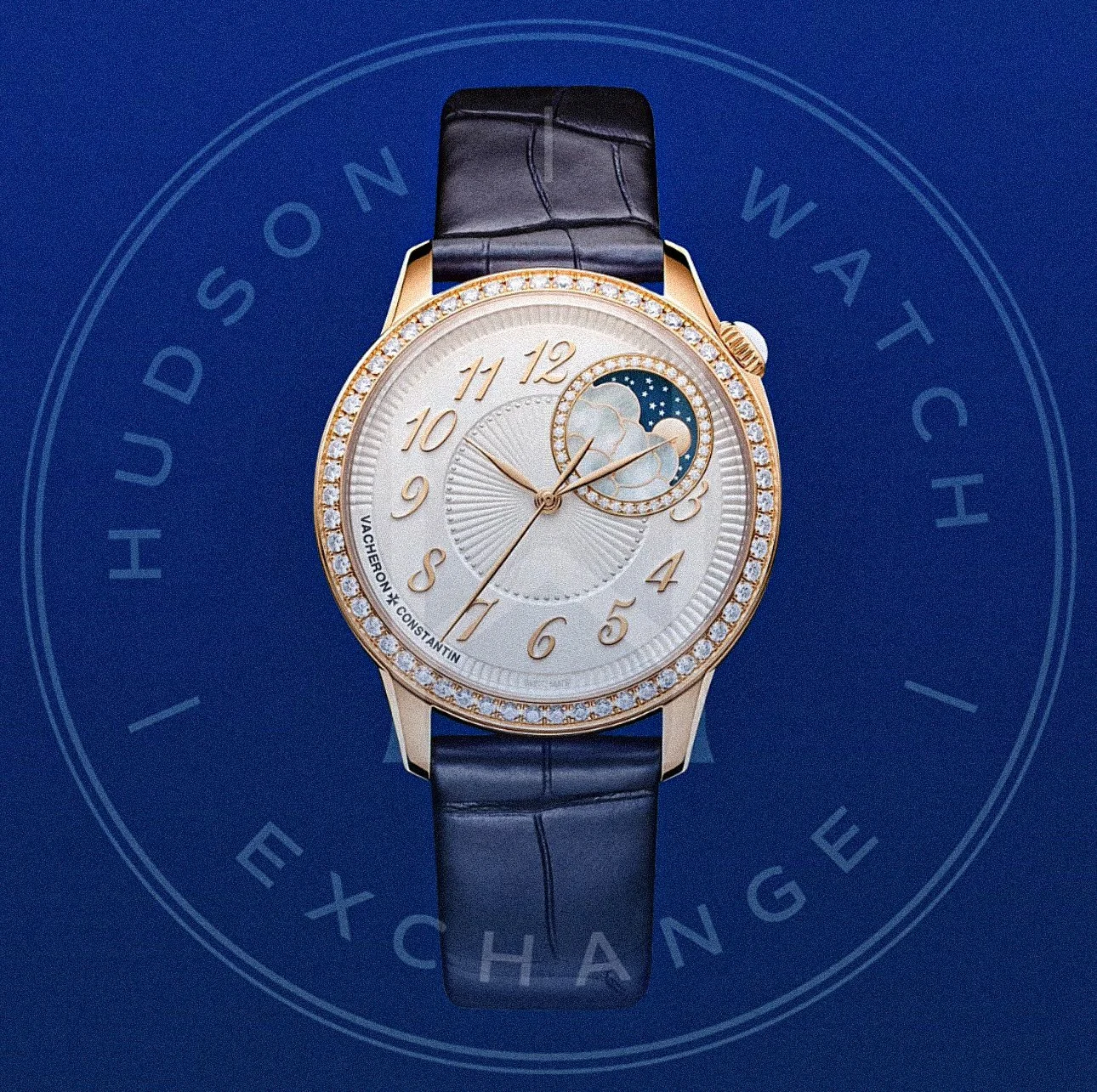 ÉGÉRIE Moon Phase 8005F/000R-B498 37 MM PINK GOLD