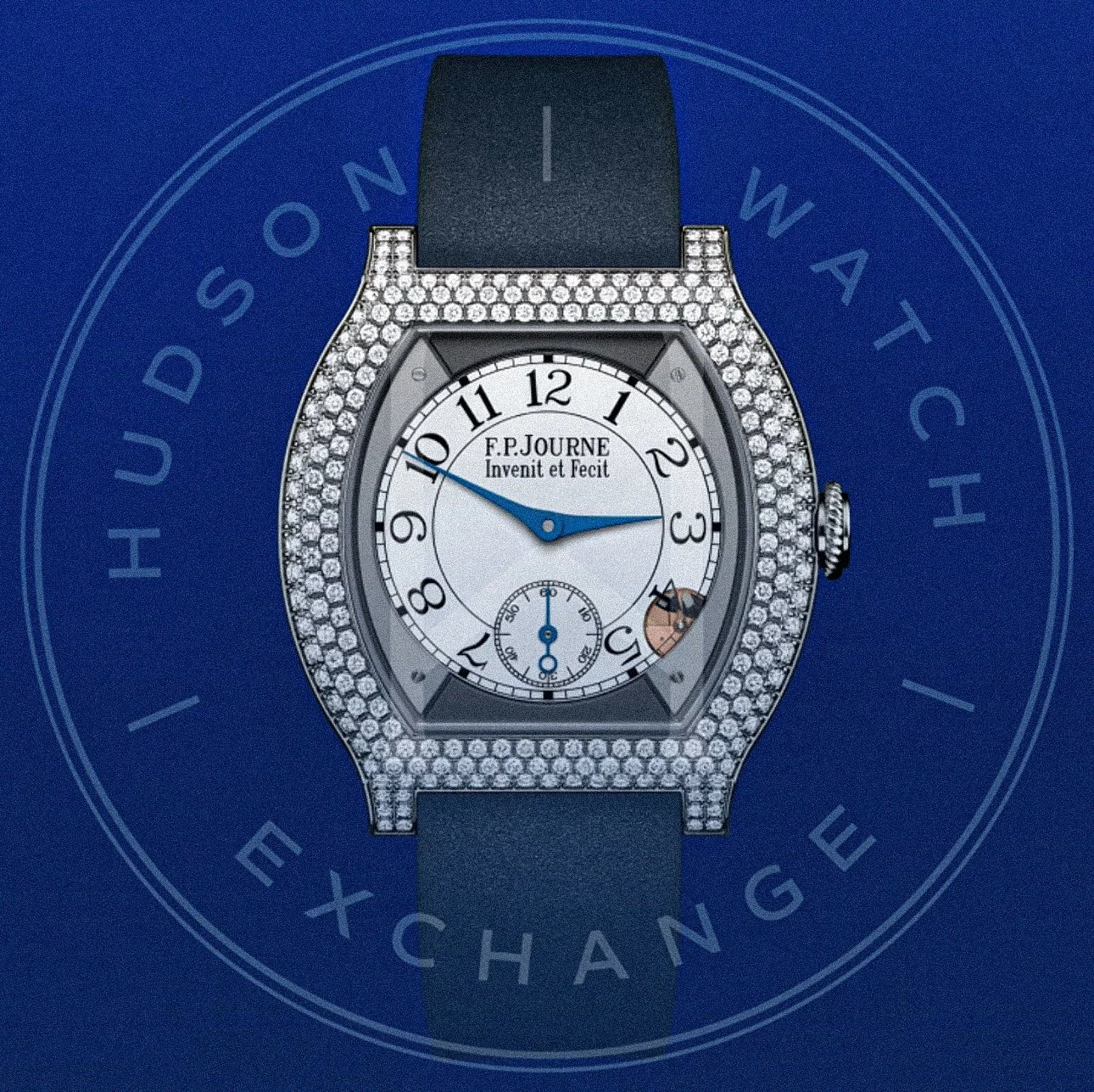 ÉLÉGANTE 40 MM TITANIUM 12 ROWS OF DIAMONDS - Ref. ELT Calibre 1210