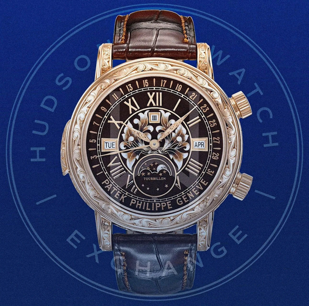 6002R-001 SKY MOON TOURBILLON. RARE HANDCRAFTS. Rose Gold