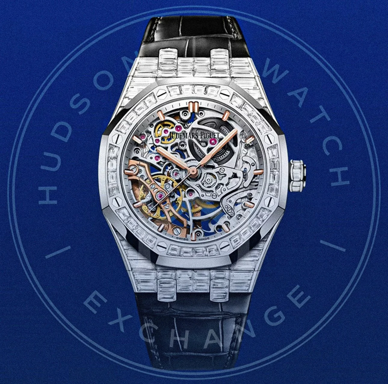 ROYAL OAK DOUBLE BALANCE WHEEL OPENWORKED  Ref. 15469BC.ZZ.D001CR.01