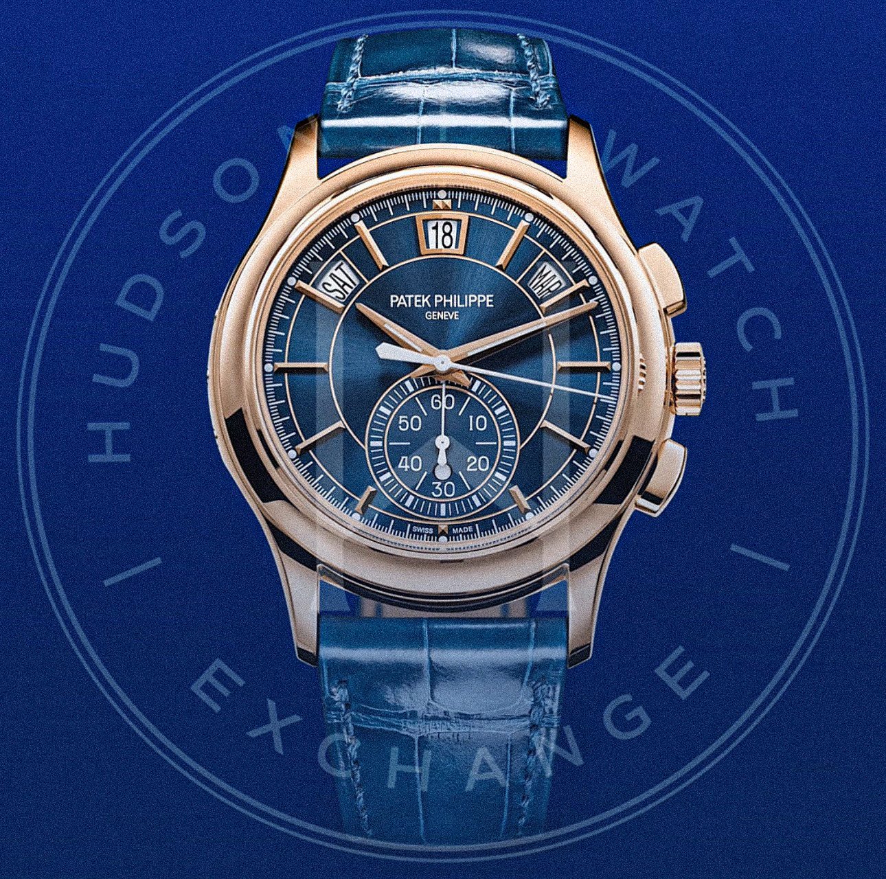 5905R-010 FLYBACK CHRONOGRAPH. ANNUAL CALENDAR. Rose gold