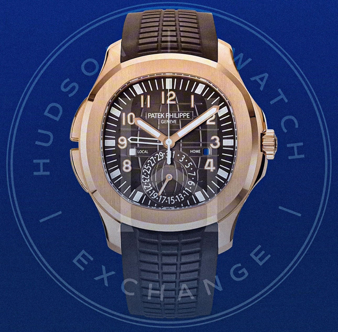 5164R-001 AQUANAUT TRAVEL TIME Rose gold