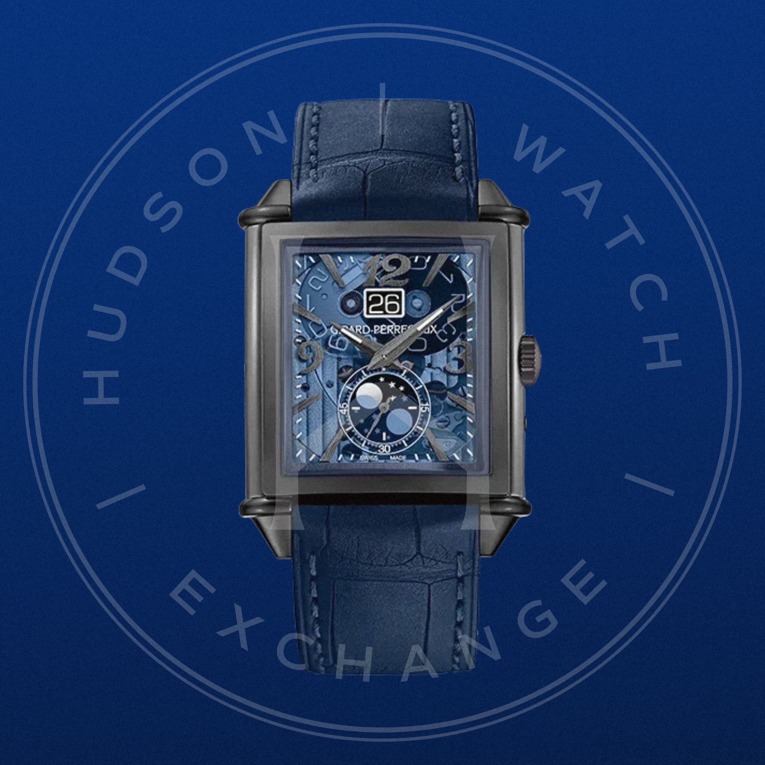 VINTAGE 1945 EARTH TO SKY EDITION 36.10 x 35.25MM, Ref. 25882-21-423-BB4A