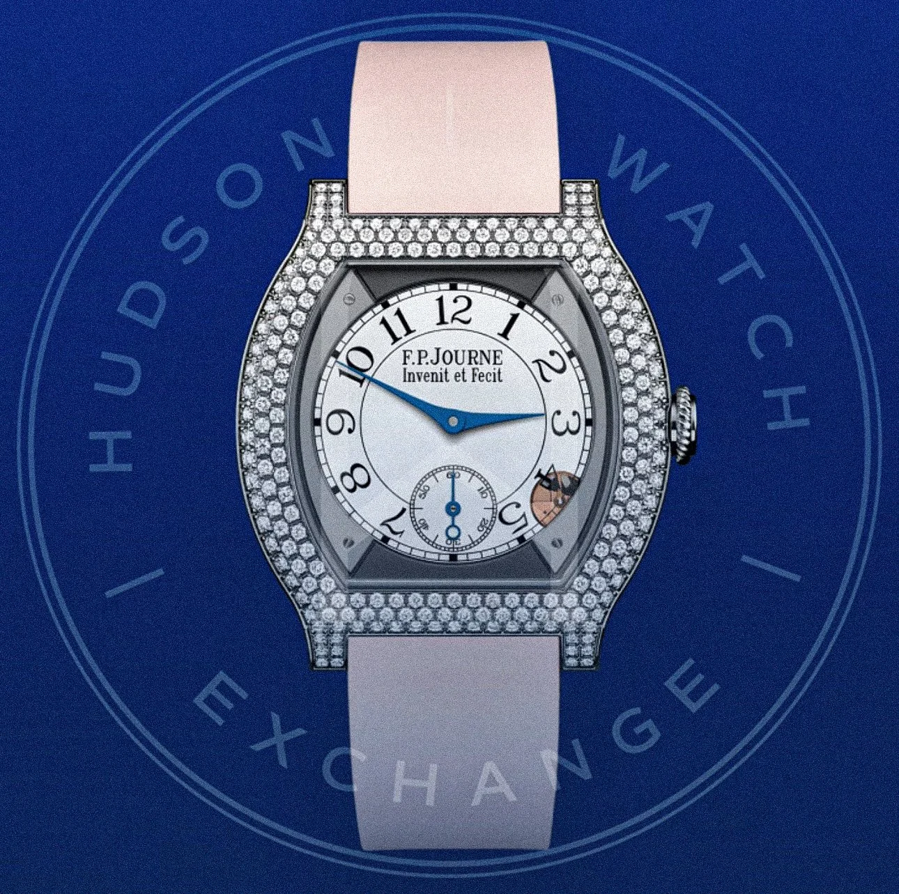 ÉLÉGANTE 40 MM TITANIUM 12 ROWS OF DIAMONDS - Ref. ELT Calibre 1210