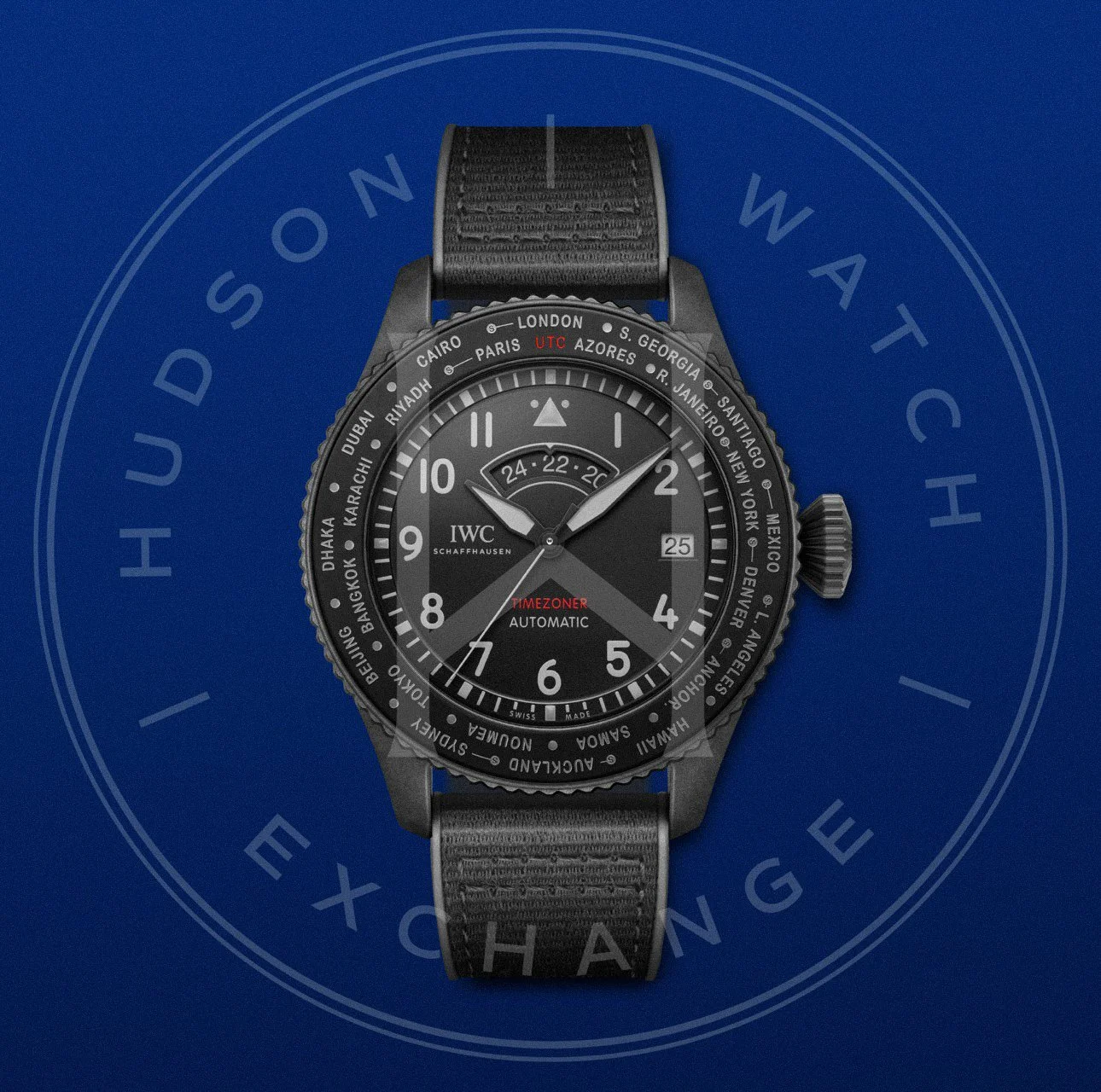 Pilot's Watch Timezoner TOP GUN Ceratanium®, Ref. IW395505 46MM