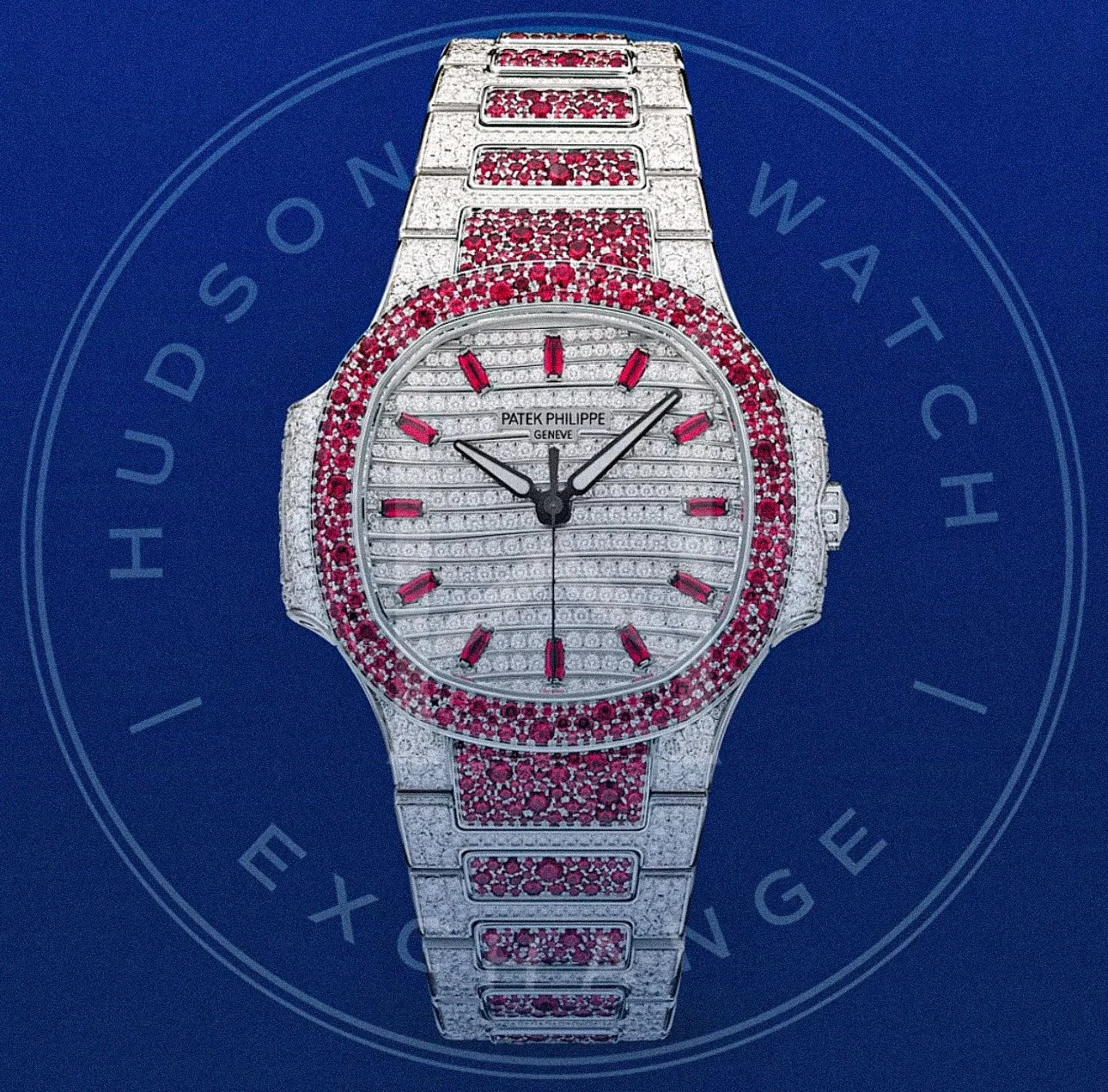 7118/1452G-001 NAUTILUS. HAUTE JOAILLERIE. White gold