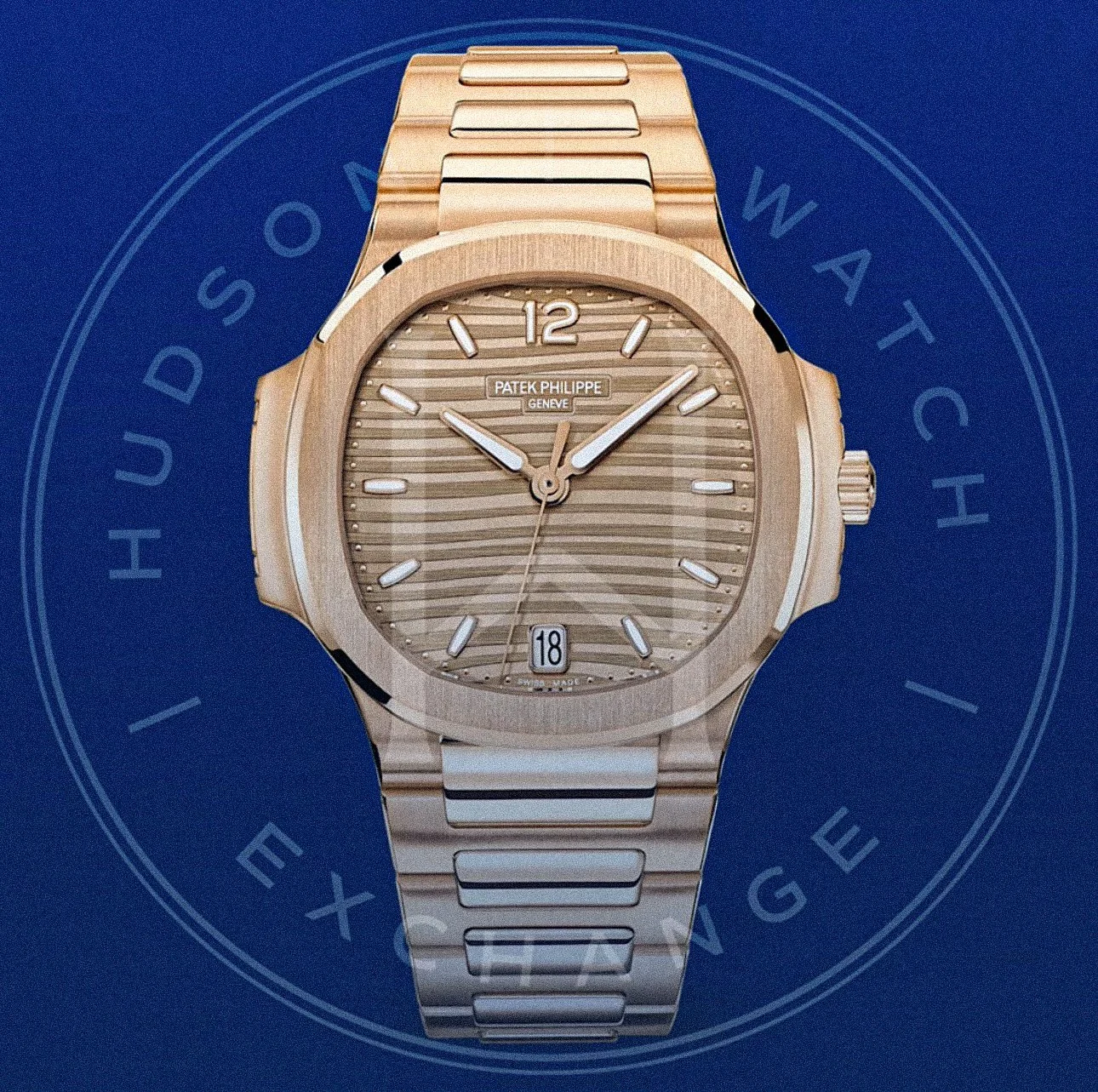 7118/1R-010 DATE. SWEEP SECONDS. Rose gold