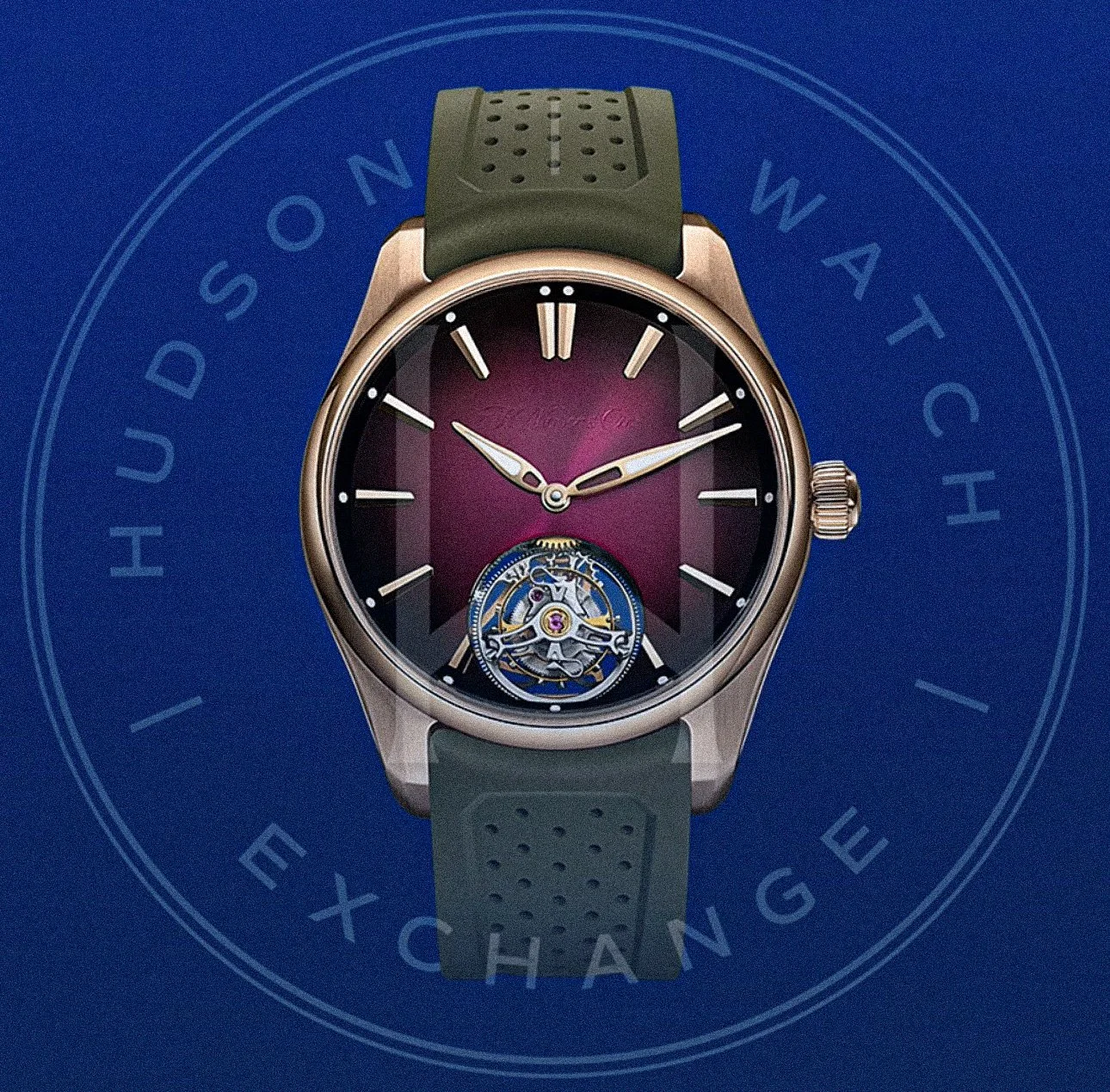 PIONEER TOURBILLON BURGUNDY  REF. 3805-0400 40MM