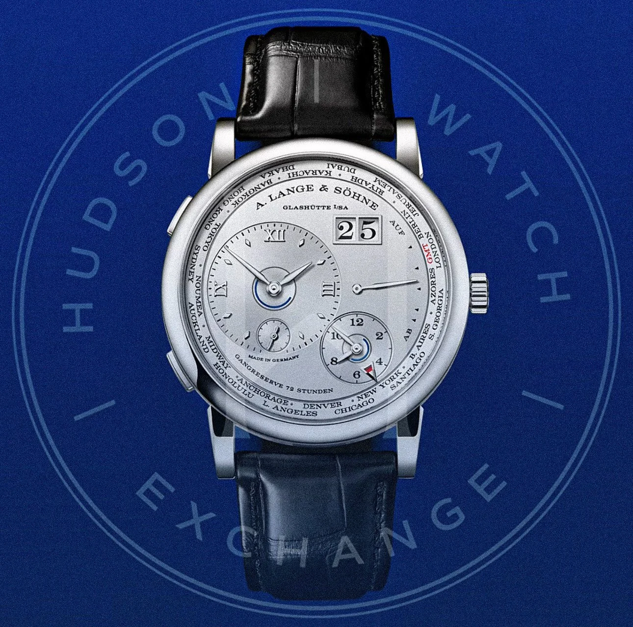 LANGE 1 TIME ZONE in 950 platinum Reference 136.025