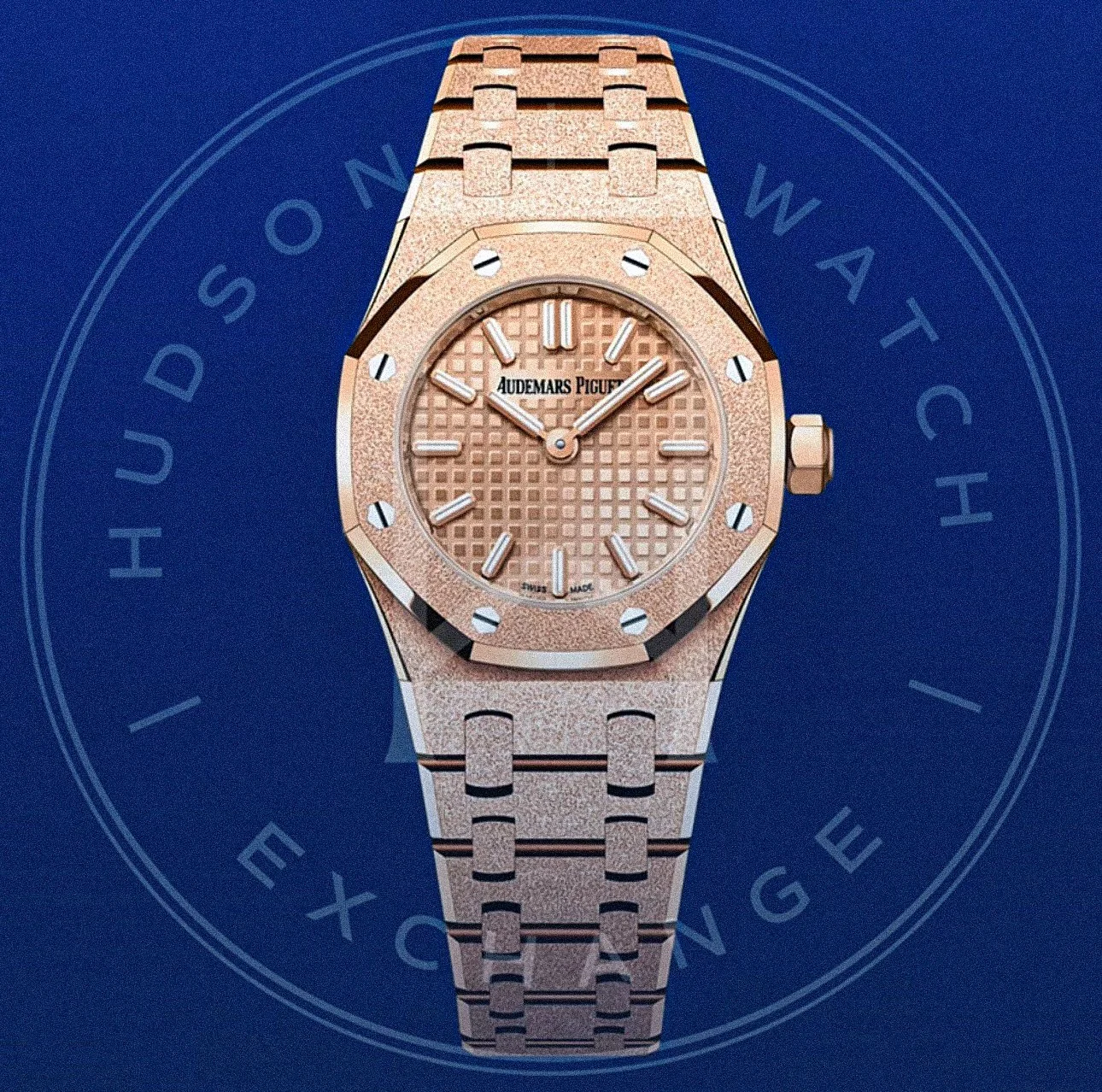 ROYAL OAK MINI FROSTED GOLD QUARTZ  Ref. 67630OR.GG.1312OR.01-C