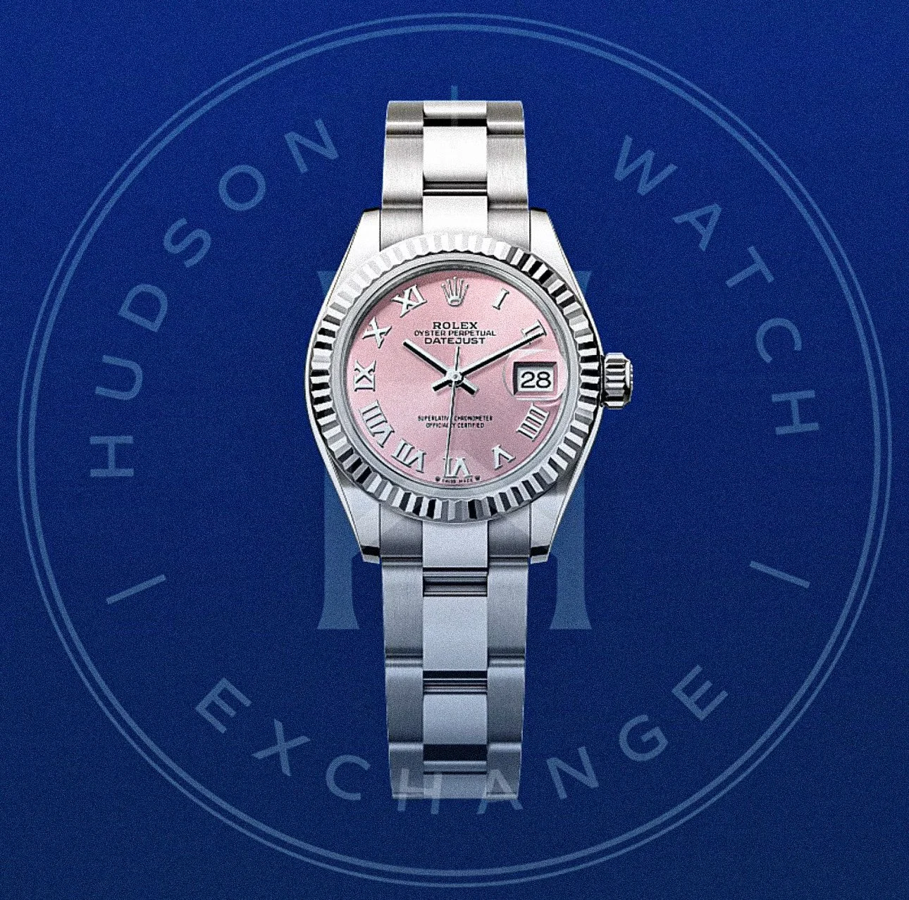 Lady-Datejust  Oyster, 28 mm, Oystersteel and white gold Reference 279174