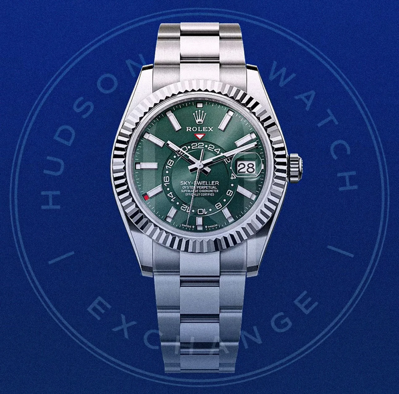 Sky-Dweller, Ref. 336934, Oystersteel Oyster "Bright Green"