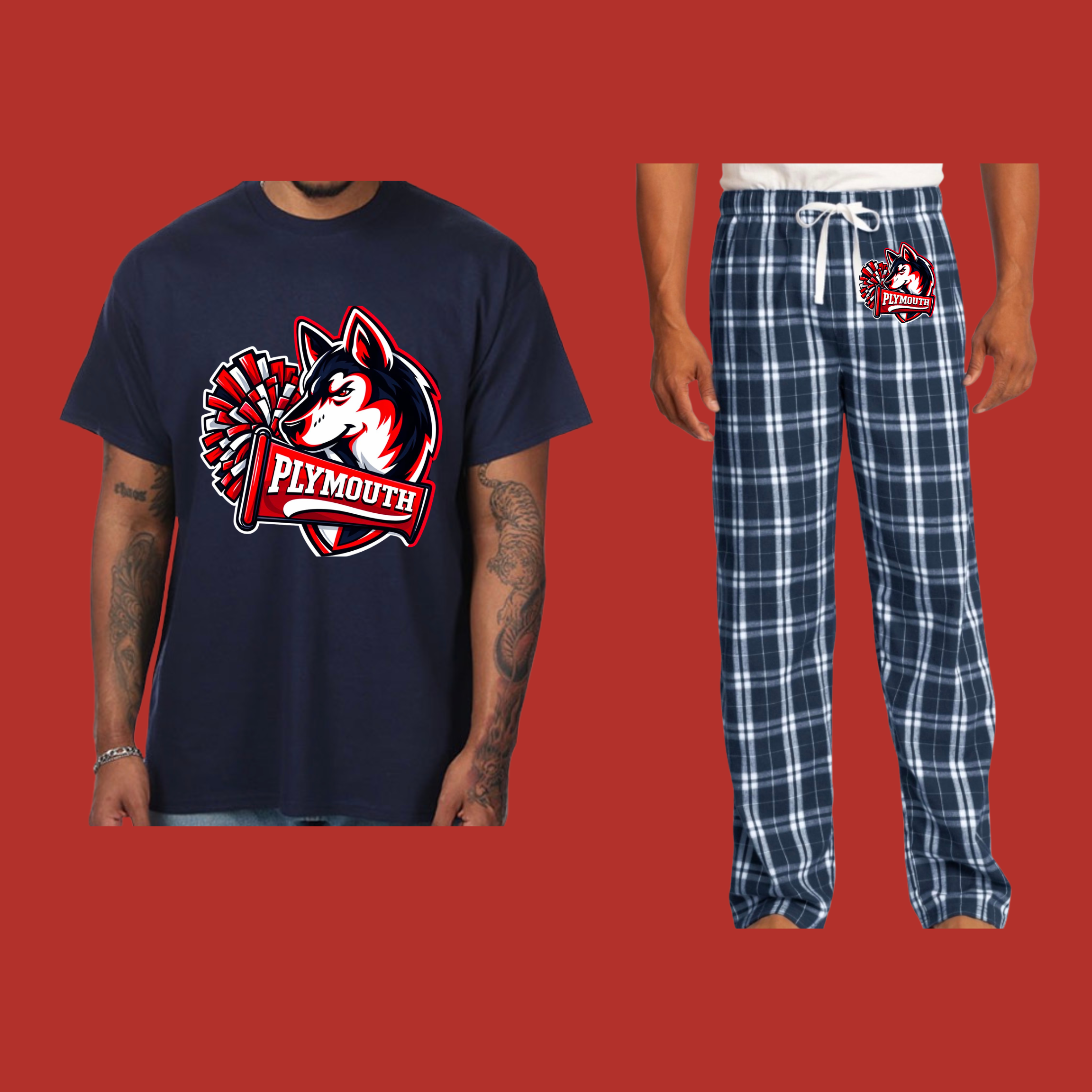 Huskies Adult Pants and T-Shirt Bundle