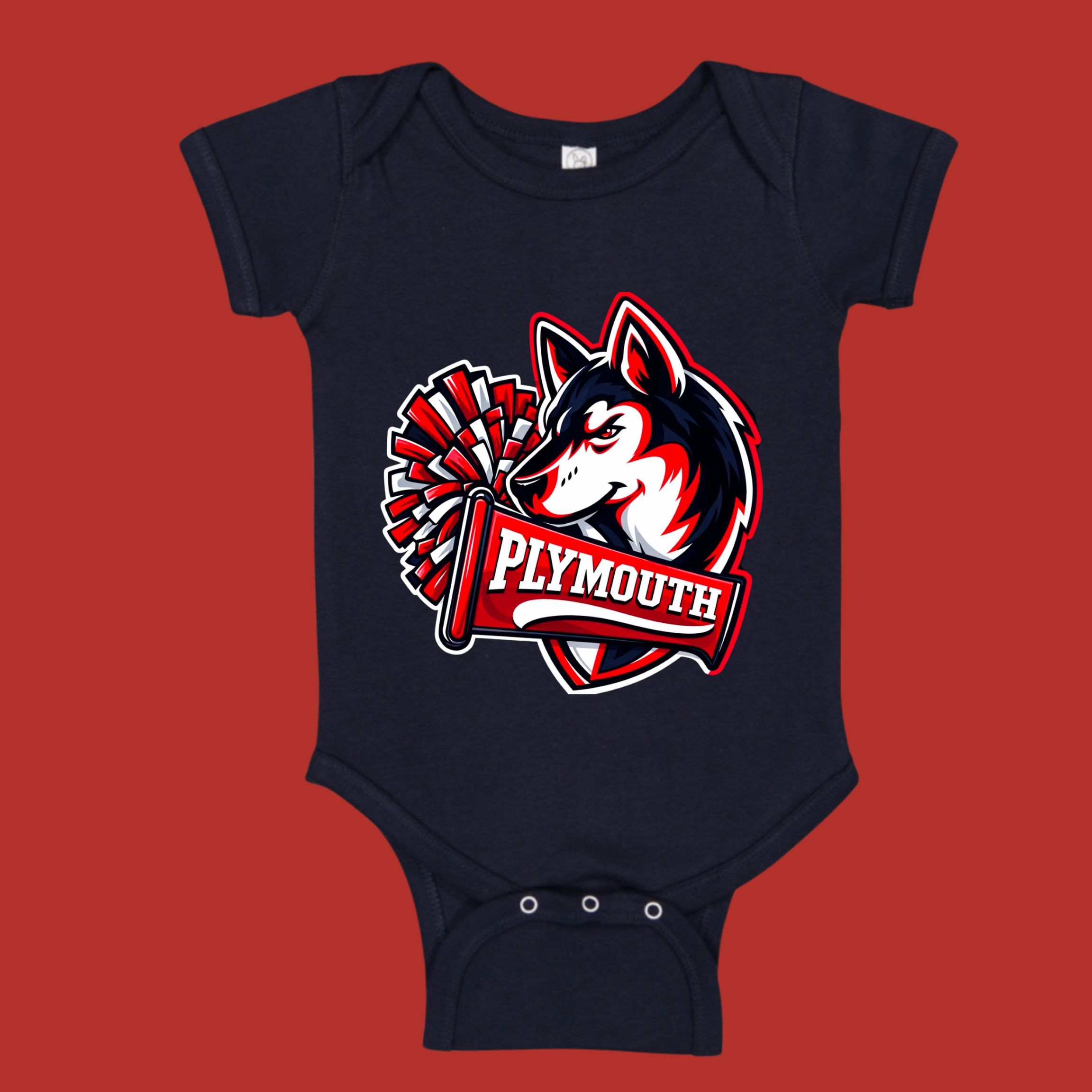 Huskies Baby Onezie