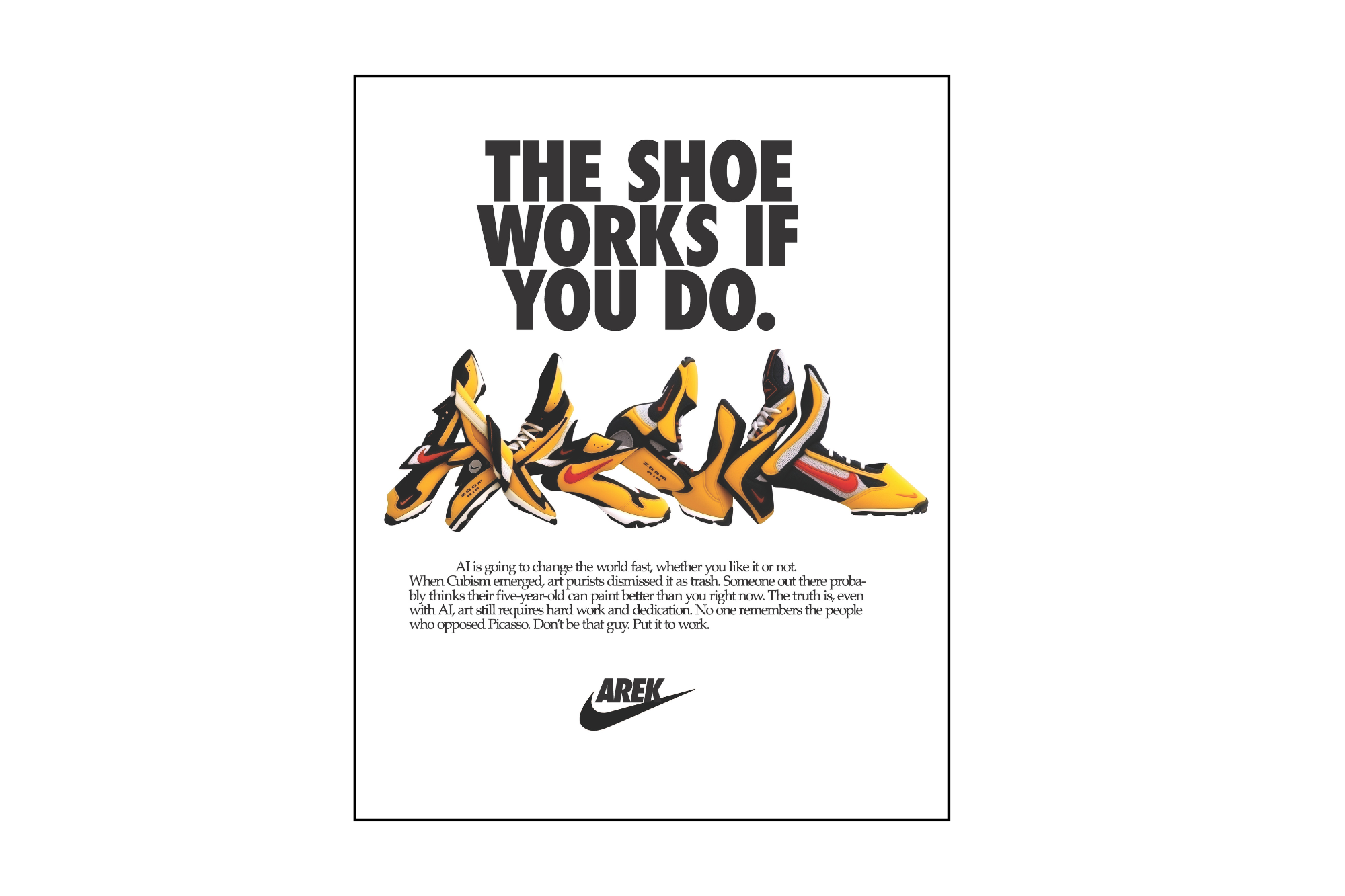 "The Shoe Works if you Do." - Poster