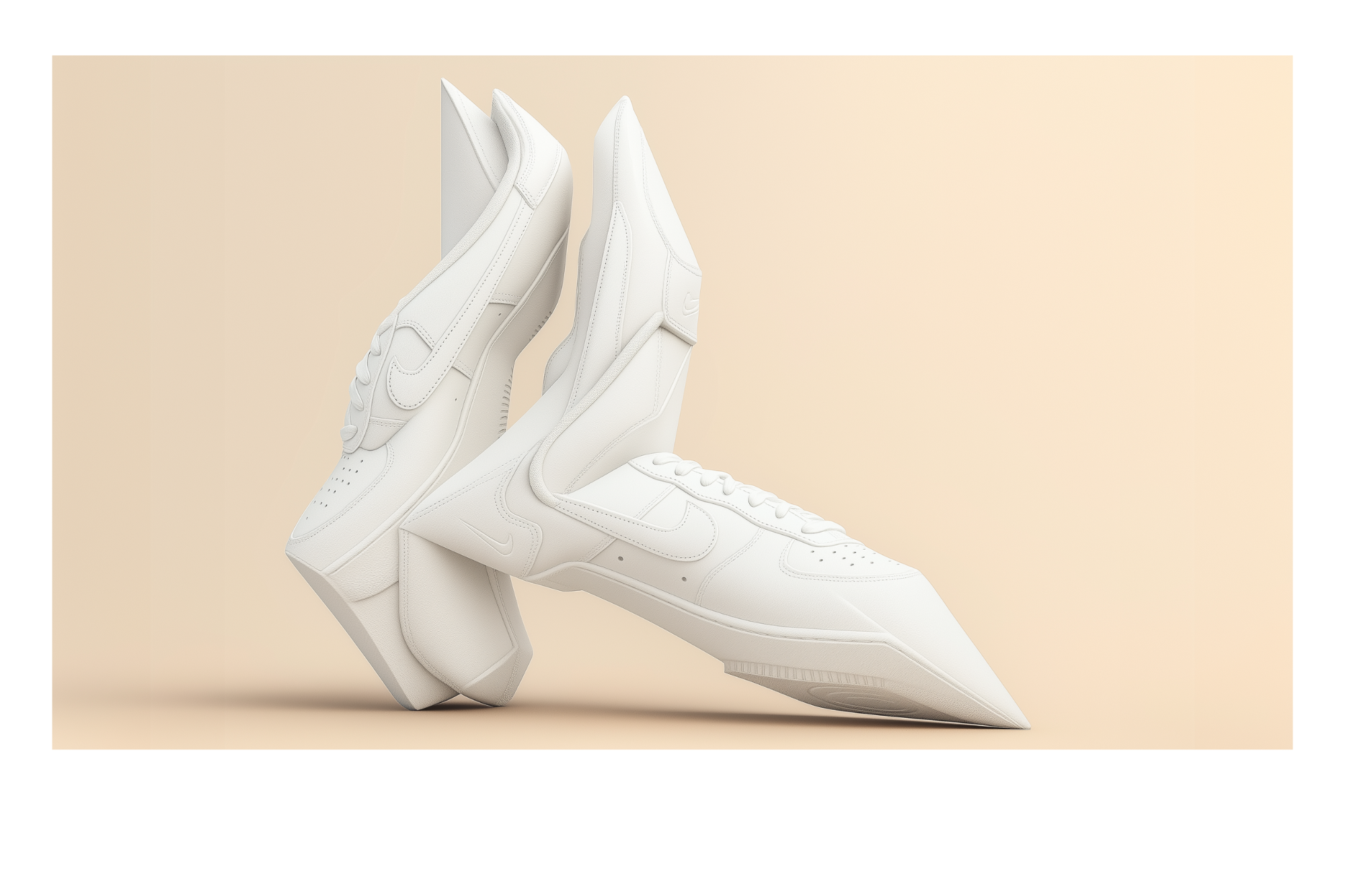 K Study - Air Force 1 - All White