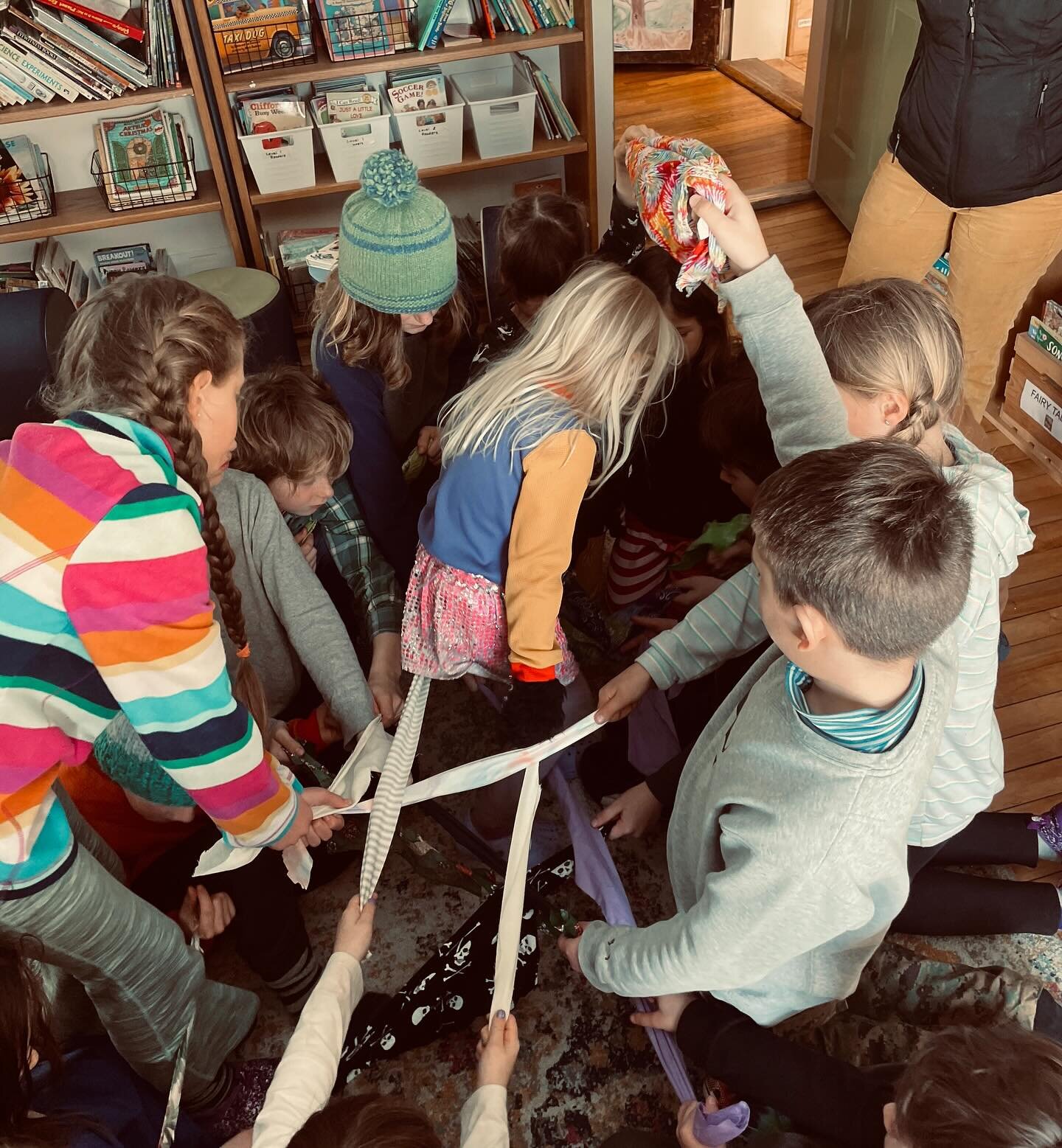 The Human Knot! Daily Morning Circle time and weekly Community Time at WCS often include activities and initiatives that deepen our connections to one another and strengthen our communication skills! This week, students engaged in the human knot chal