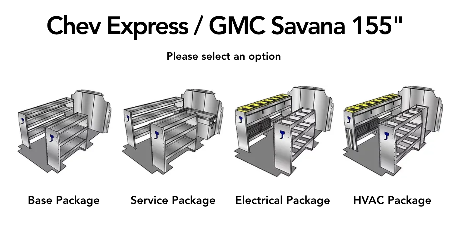 Chev Express / GMC Savana 155"