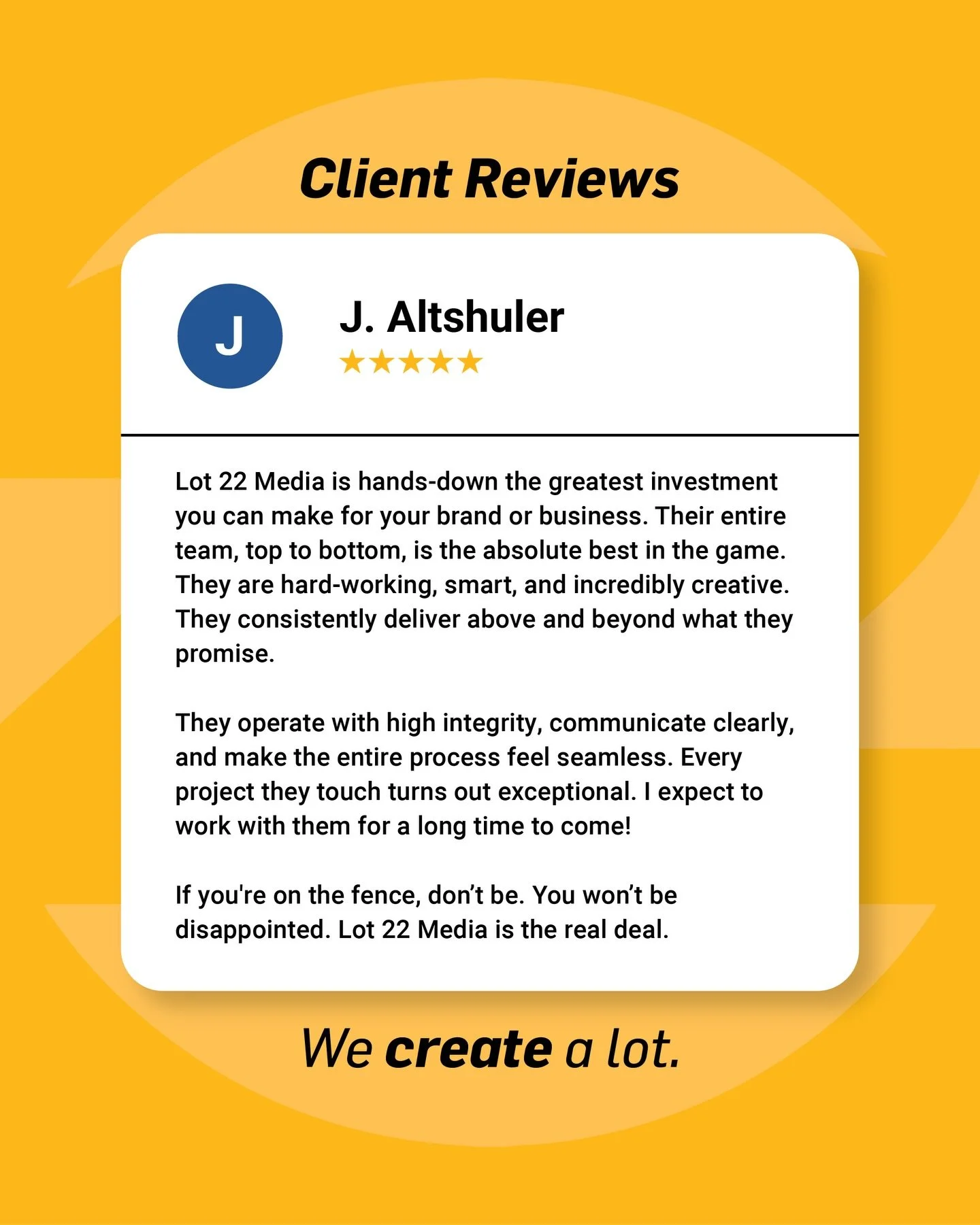 The proof is in the pudding. Don&rsquo;t take it from us&hellip; take it from them!