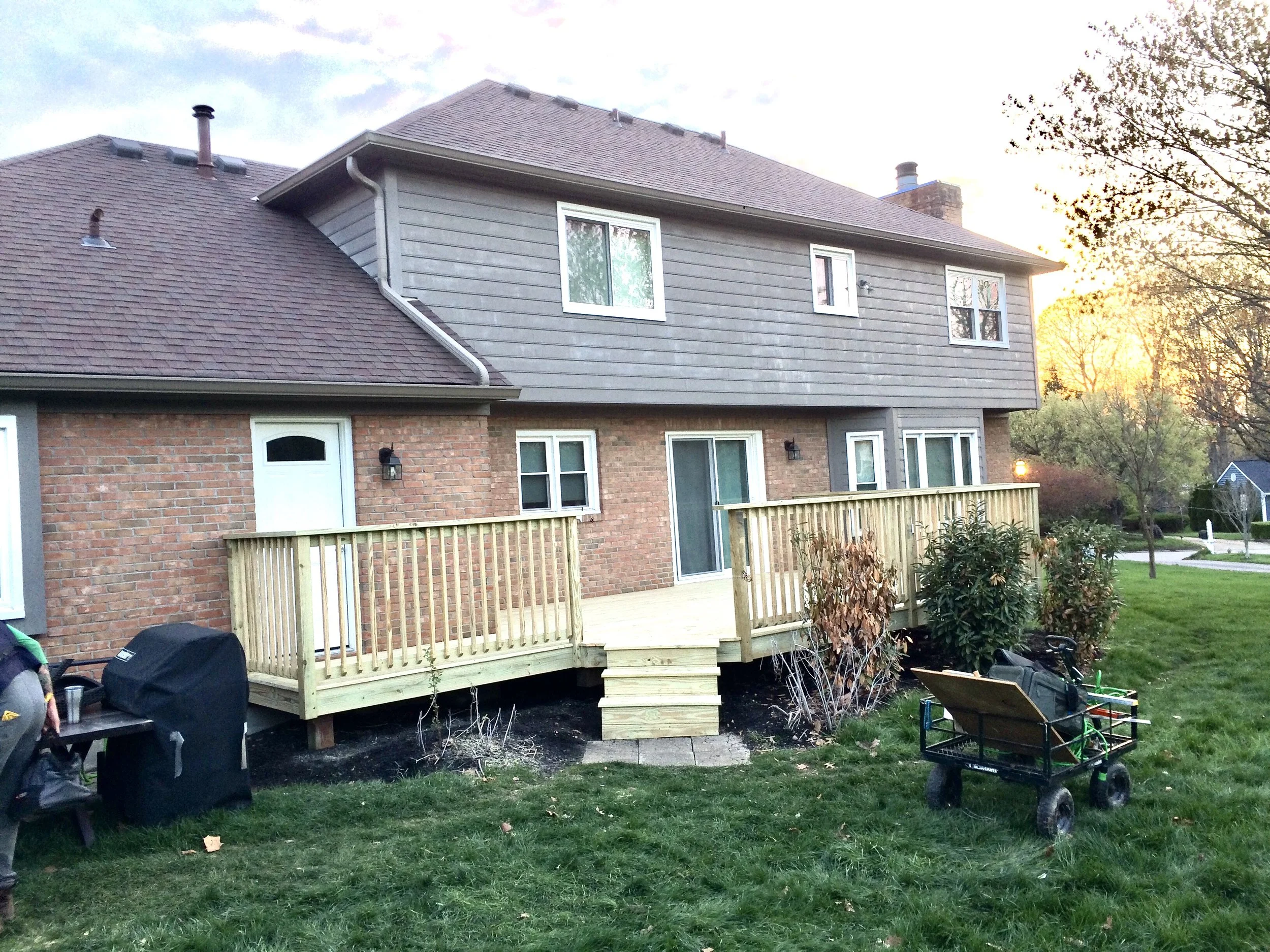 loveland ohio deck rehab miami trails deck stairs handrails