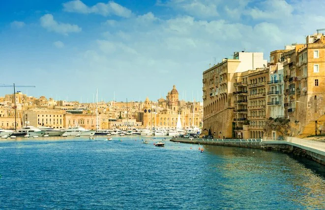 ancient la valletta malta harbour mediterranean vacation
