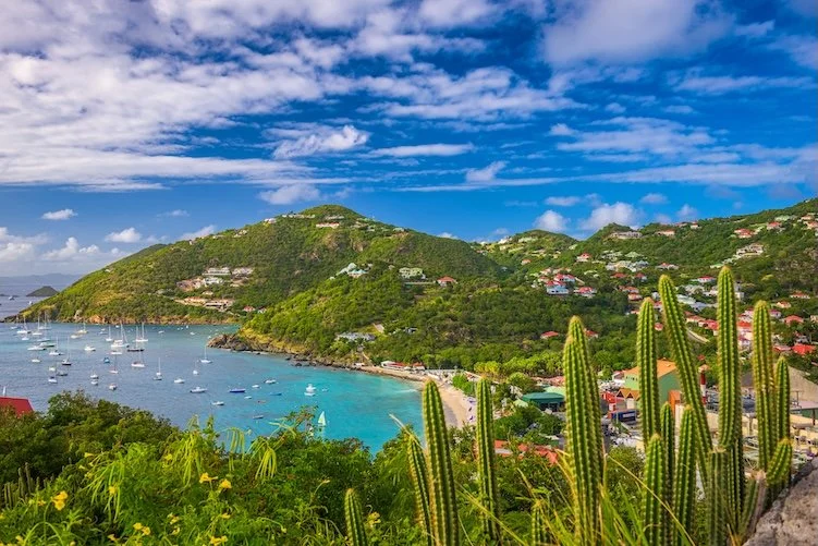 Gustavia in saint barts caribbean style paradise